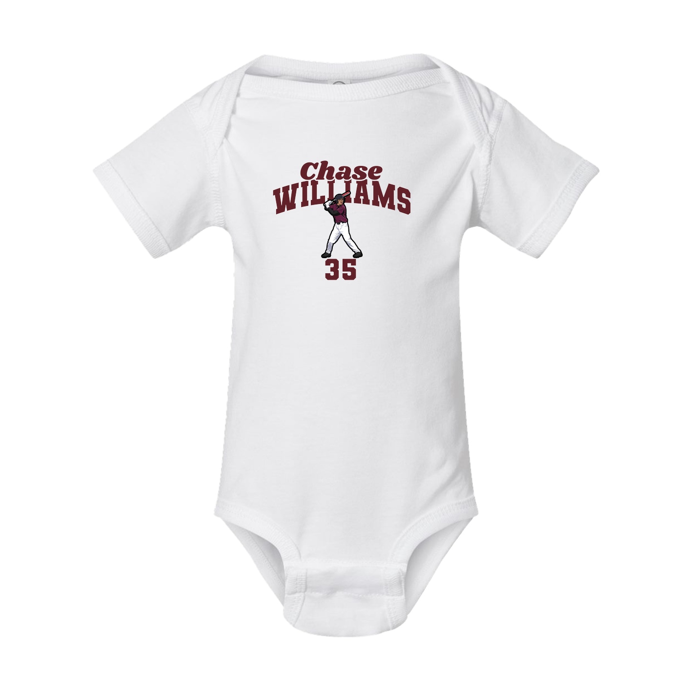Baby Onesie — Signature Arch in White