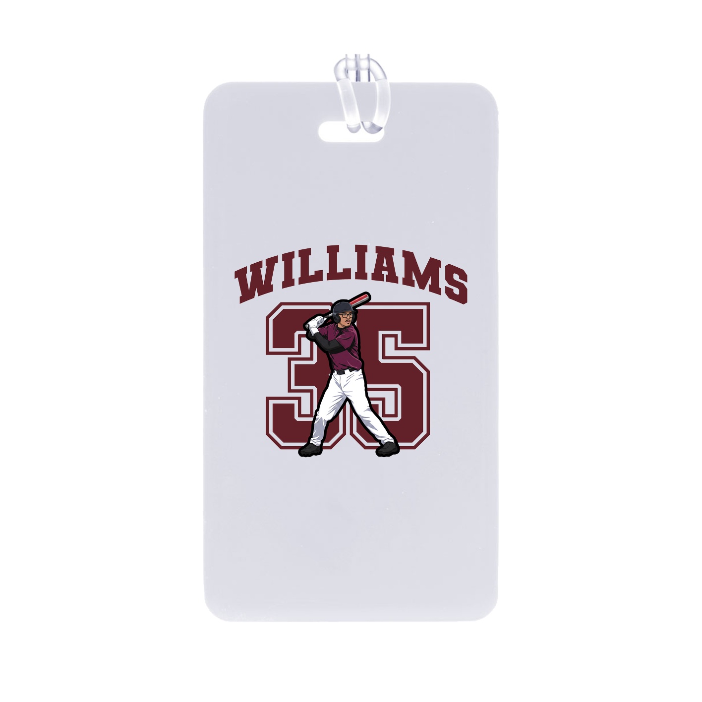 Bag Tag — Number in Classic