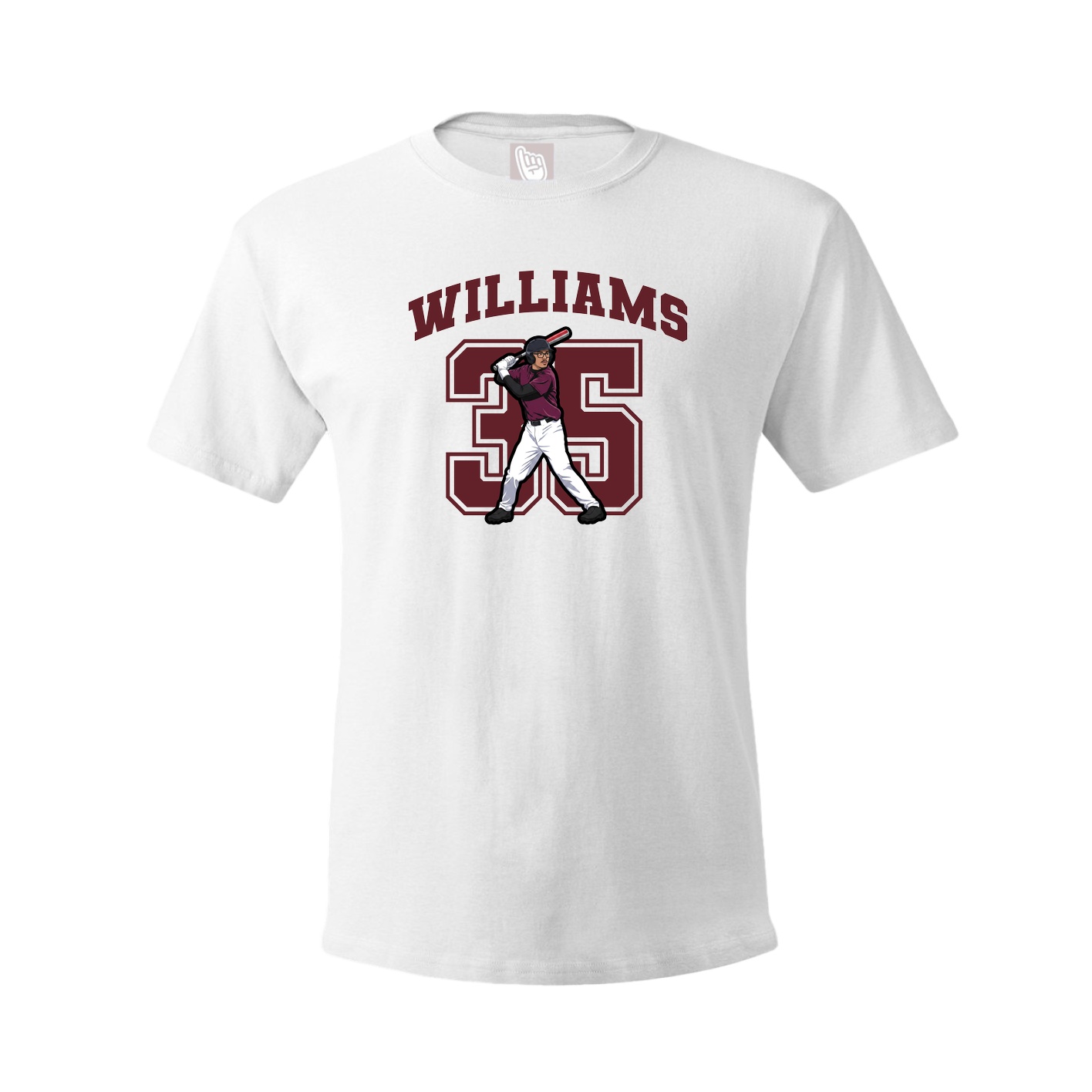 Tee — Number in White