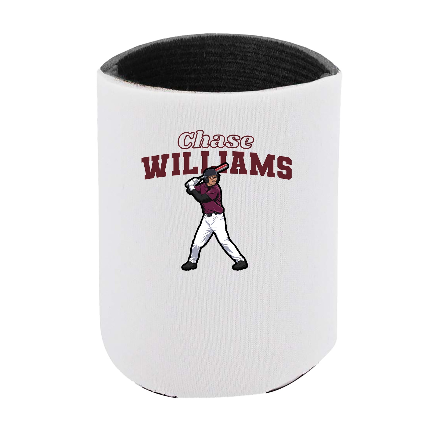 Can Holder — Name Arch in White
