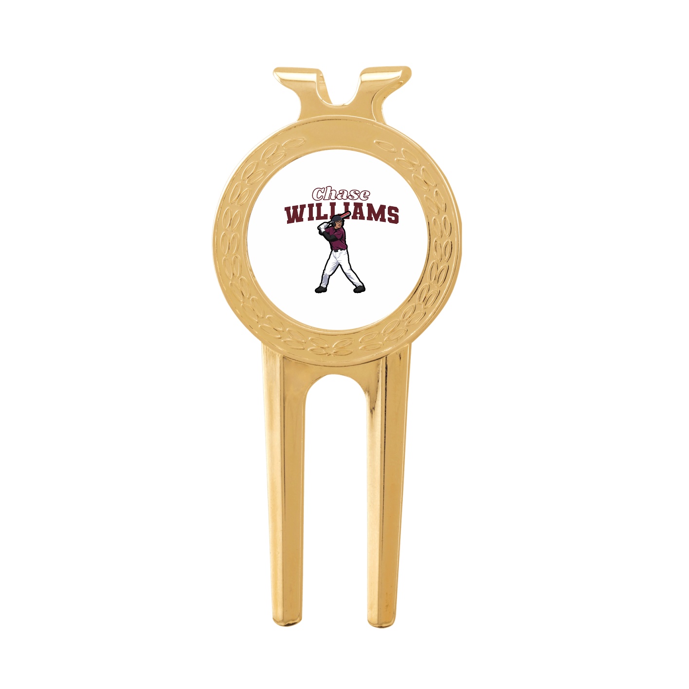 Divot Tool with Ball Marker — Name Arch in Classic
