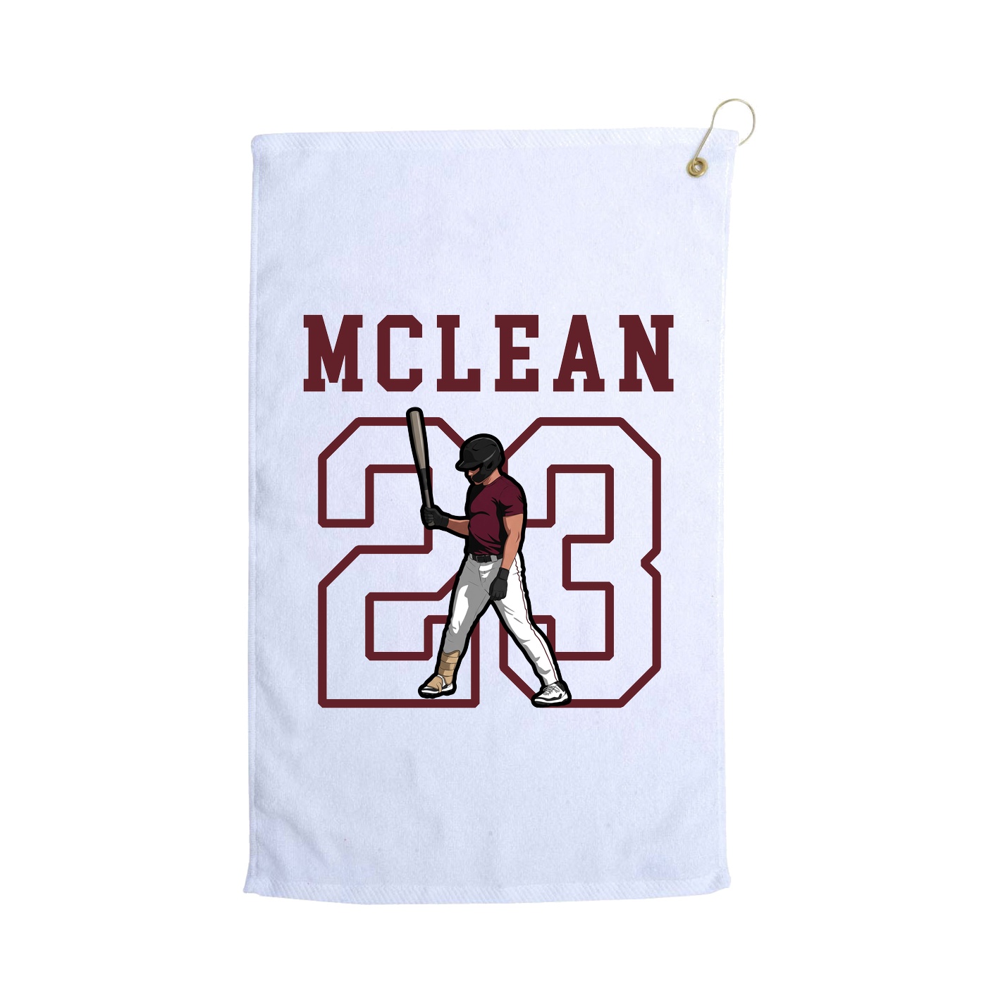 Golf Towel — Shirsey in White