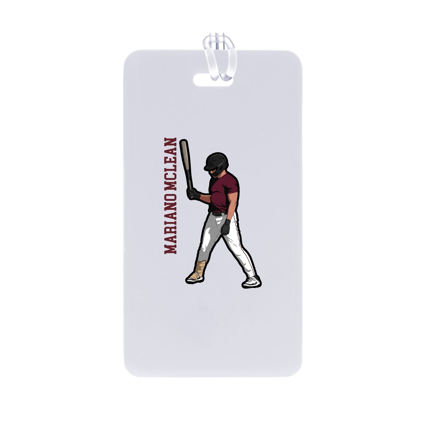 Bag Tag — Name Vertical in Classic