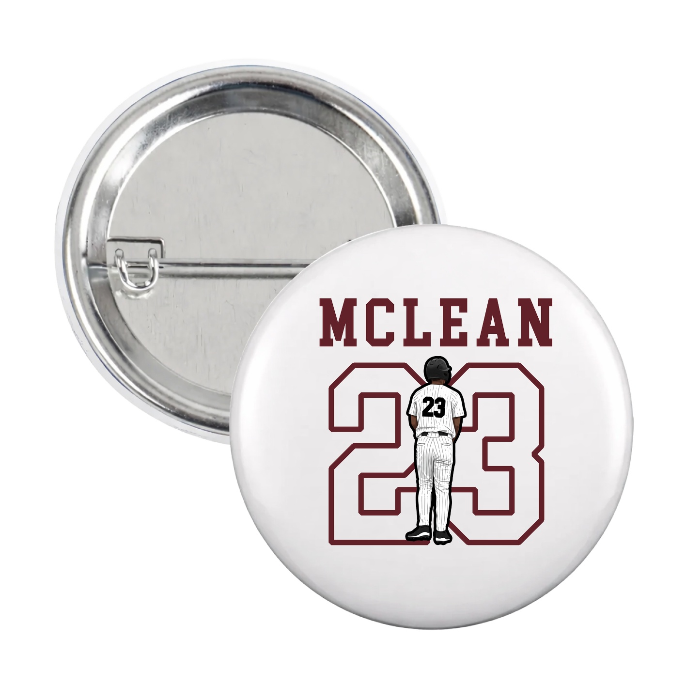Game Day Button — Shirsey in White
