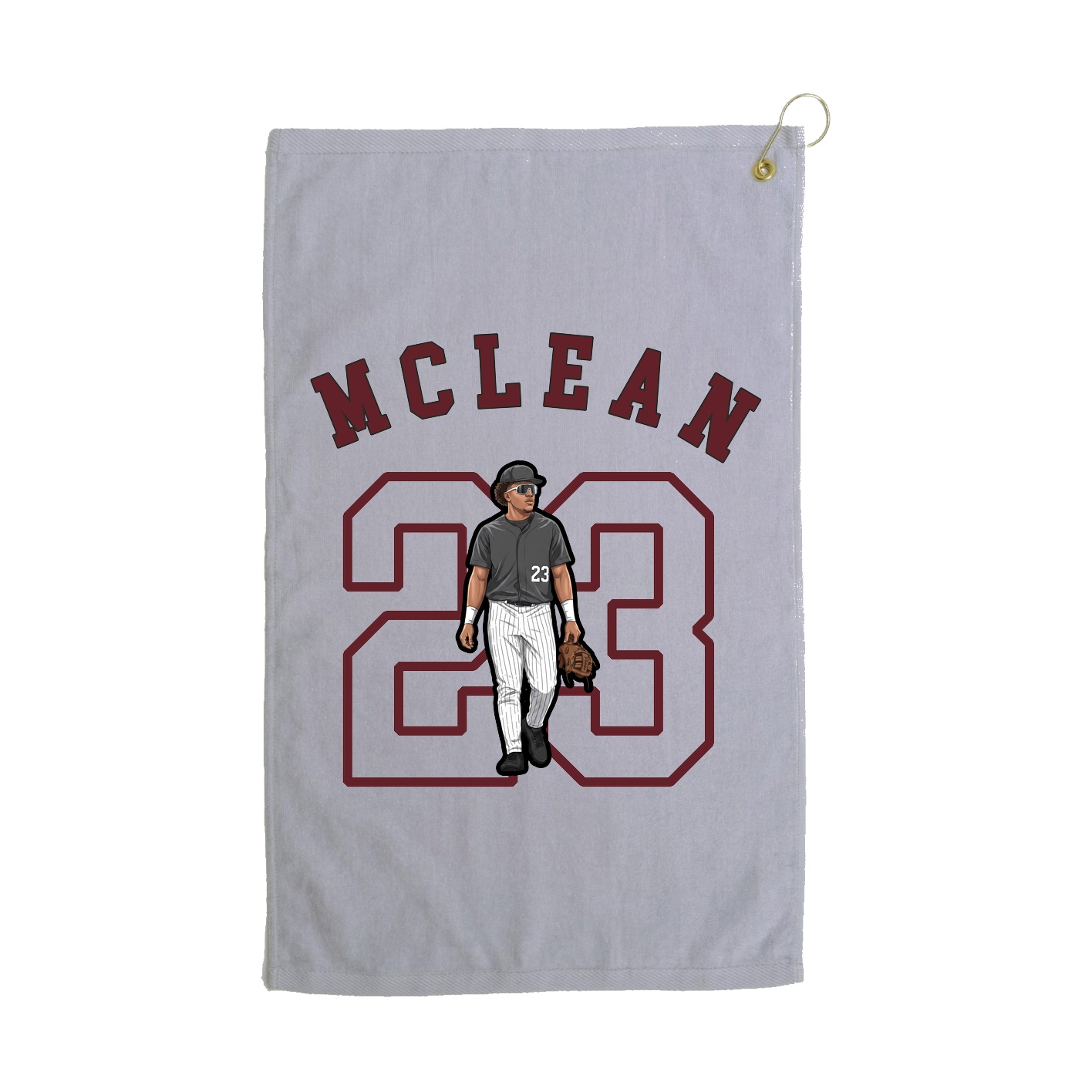 Golf Towel — Shirsey Arch in Grey