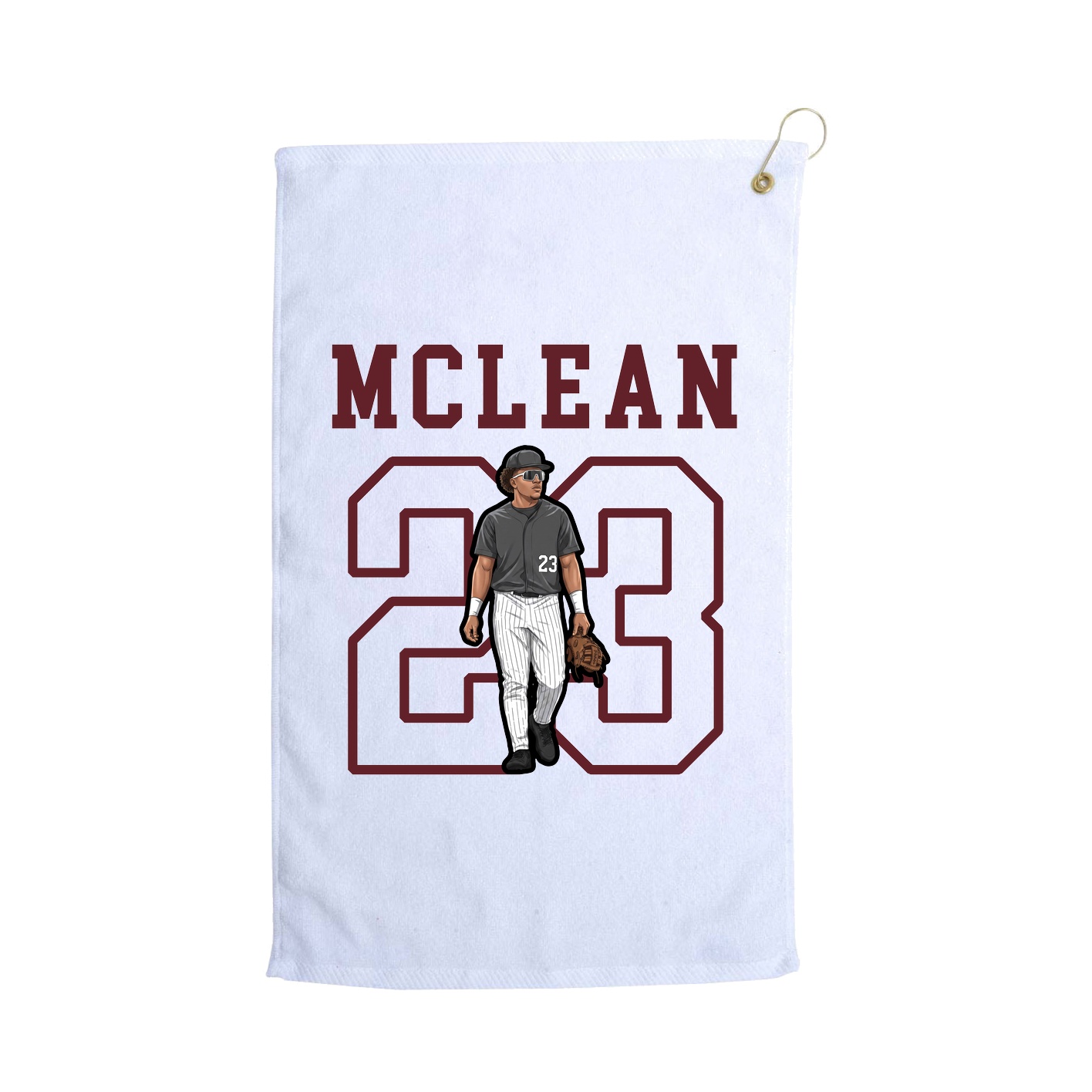 Golf Towel — Shirsey in White