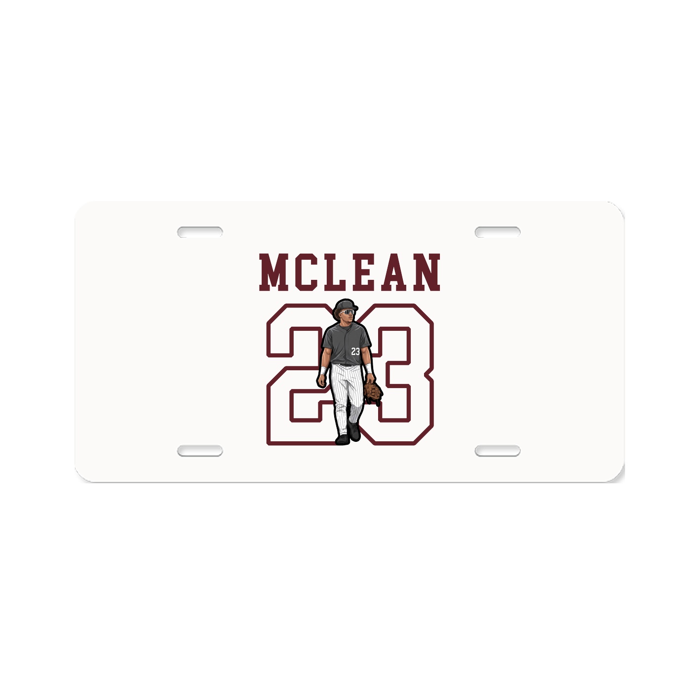 License Plate — Shirsey in Classic