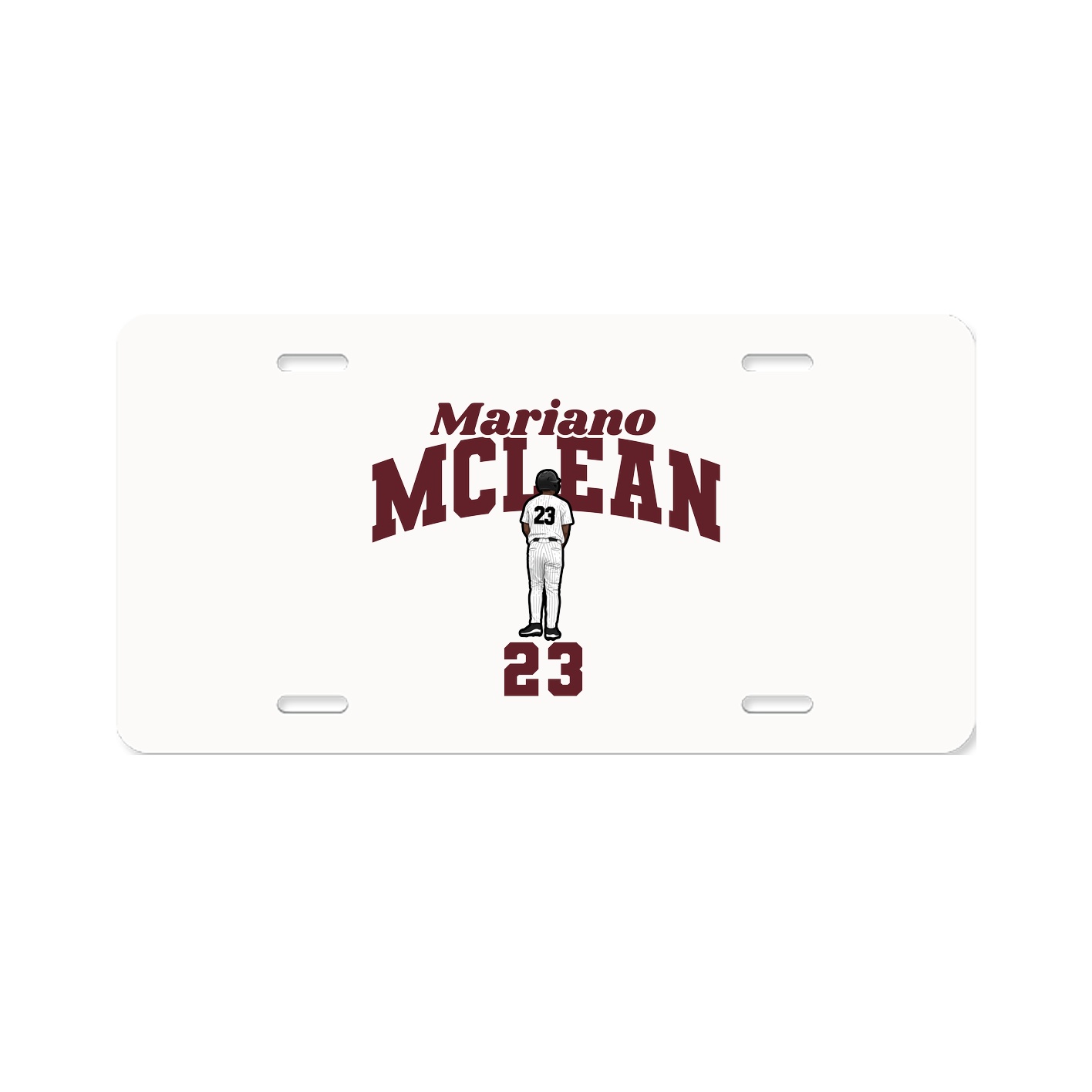 License Plate — Signature Arch in Classic