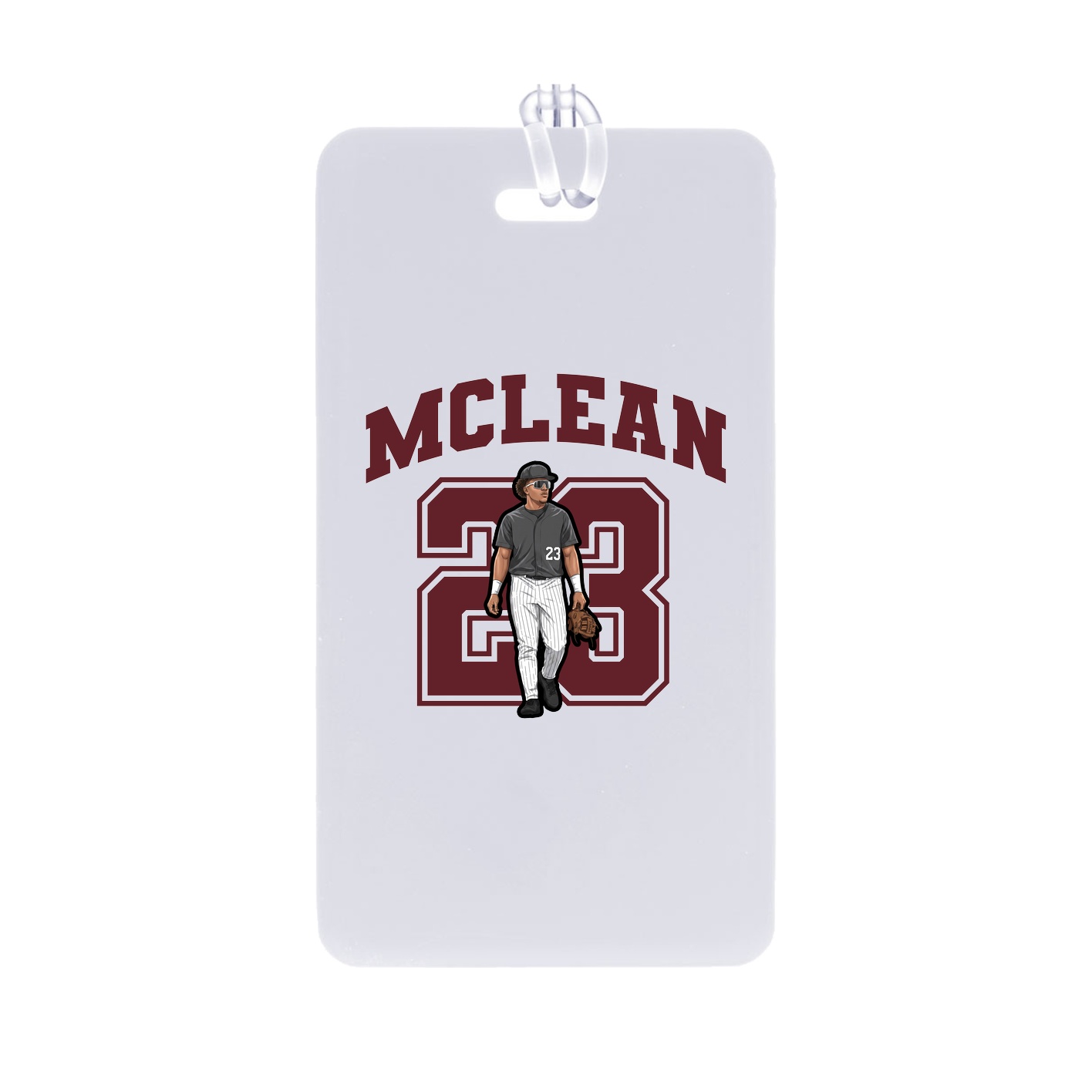 Bag Tag — Number in Classic