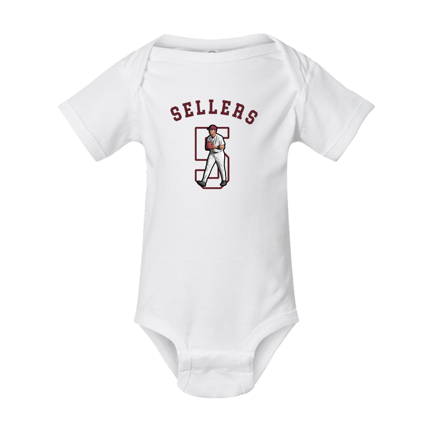 Baby Onesie — Shirsey Arch in White