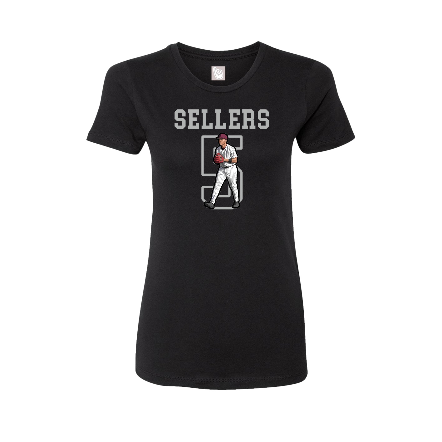 Fitted Women's Tee — Shirsey in Black