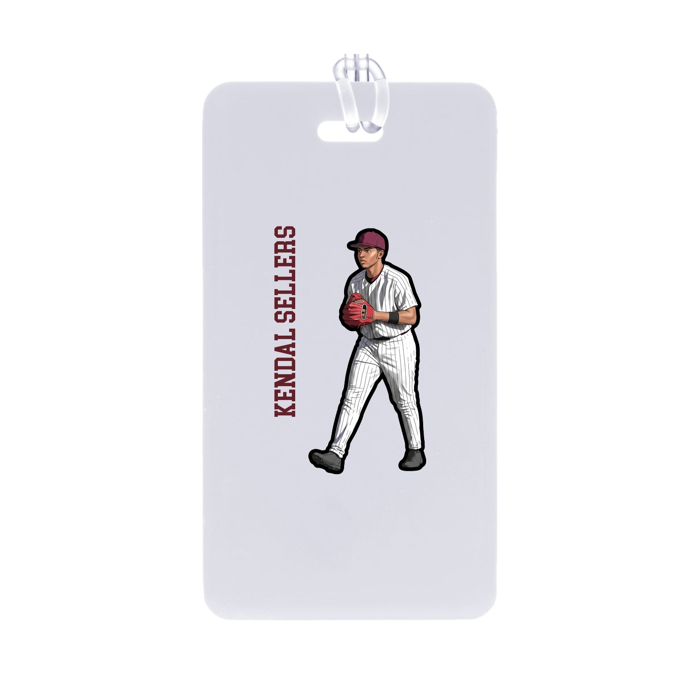 Bag Tag — Name Vertical in Classic