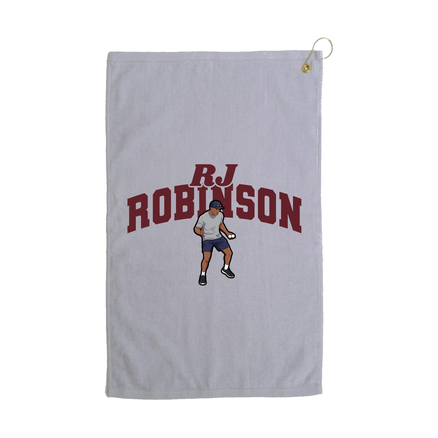 Golf Towel — Signature Arch in Grey