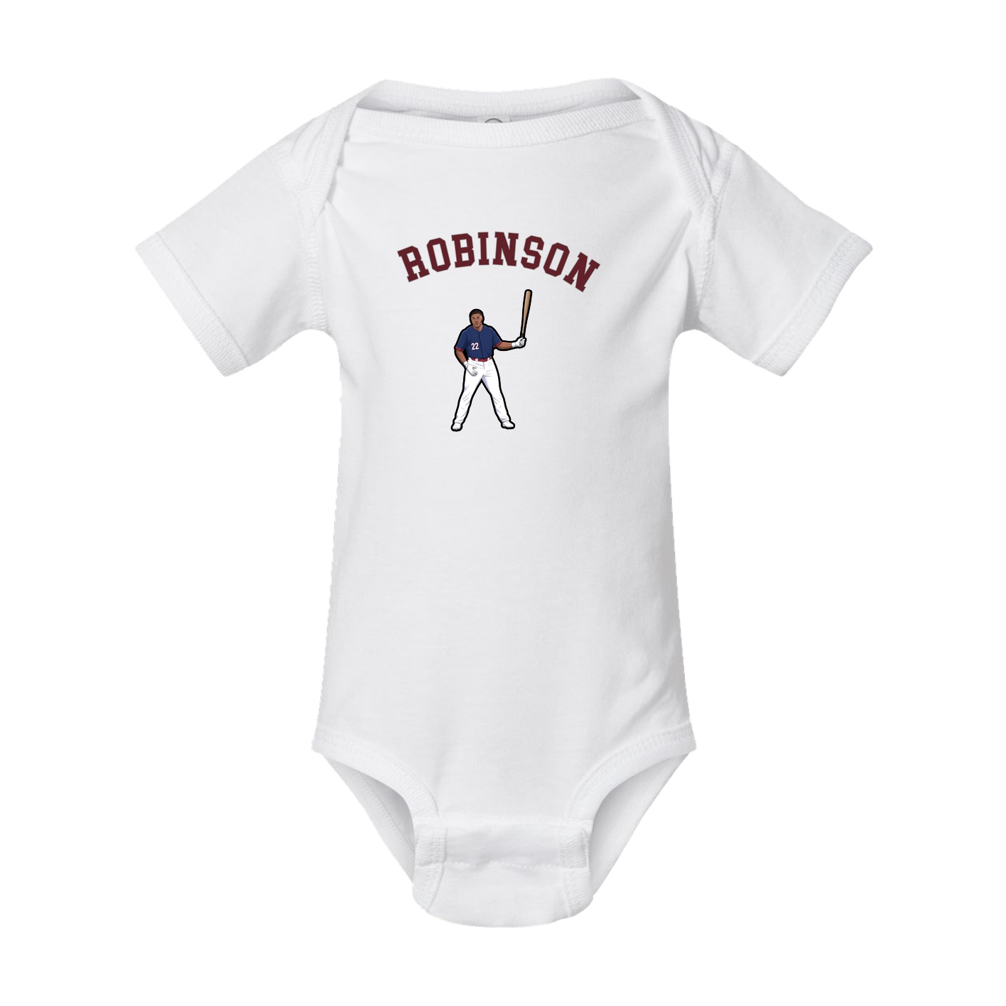 Baby Onesie — Shirsey Arch in White