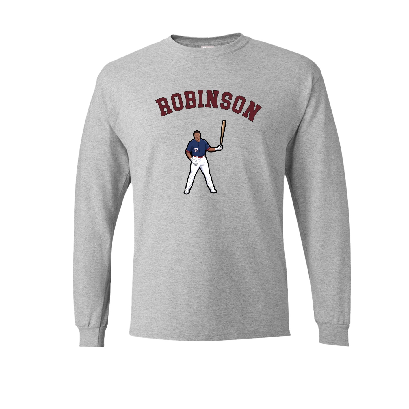 Long Sleeve Tee — Shirsey Arch in Grey