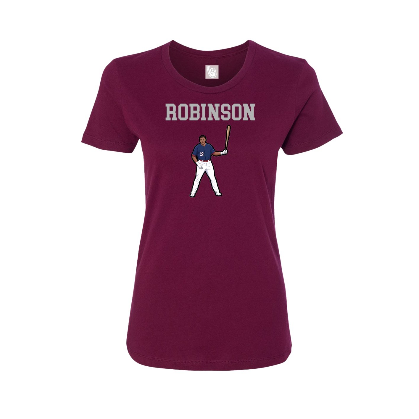 Fitted Women's Tee — Shirsey in Maroon