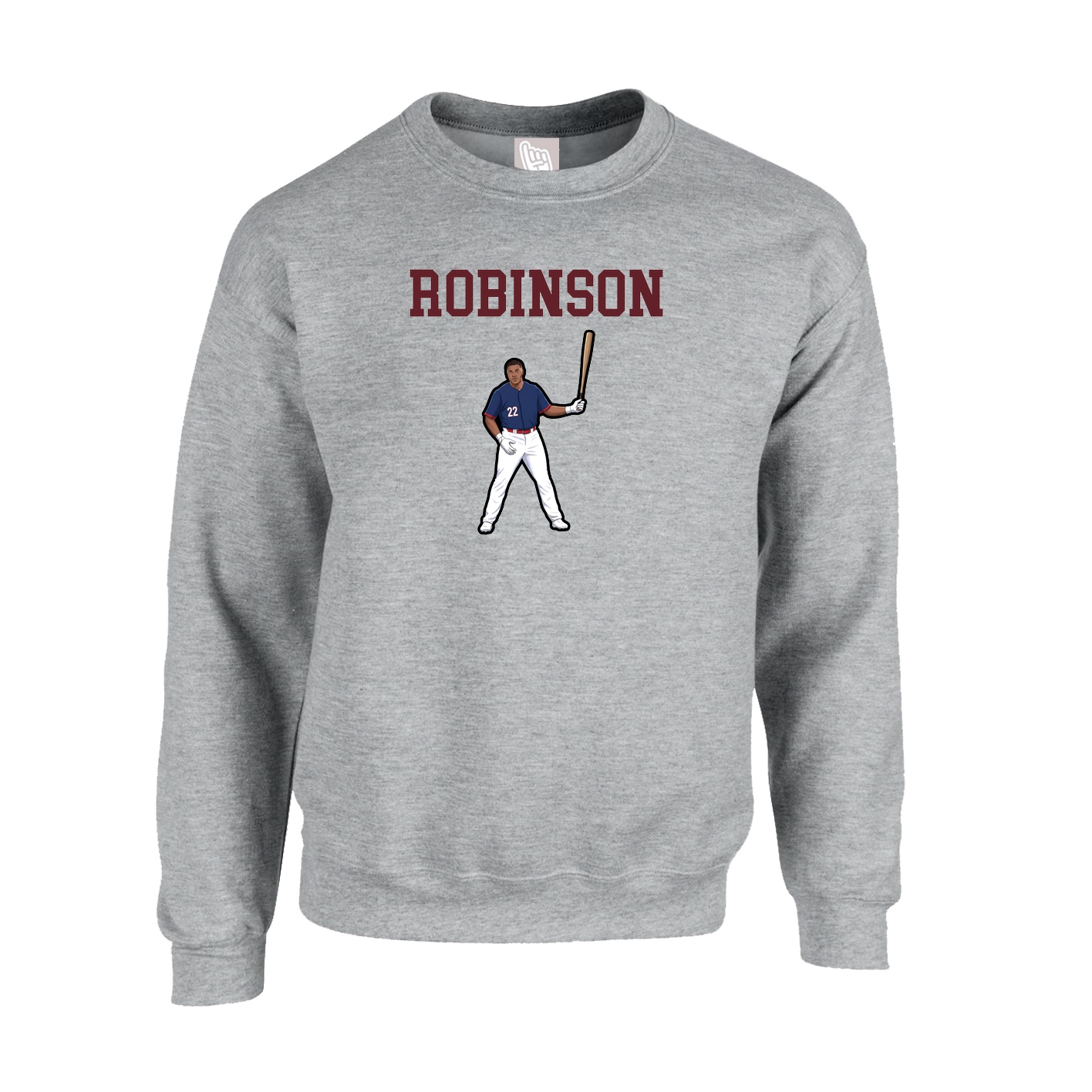 Fleece Crew — Shirsey in Grey