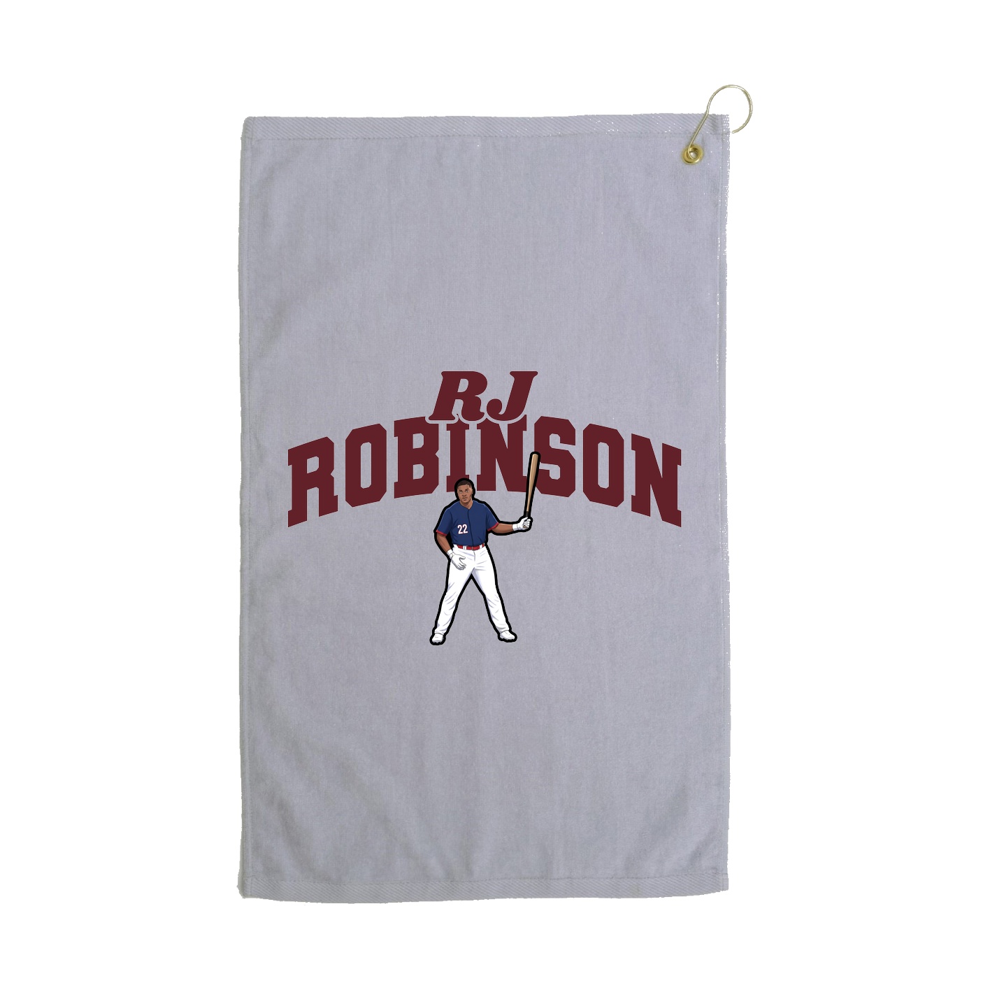 Golf Towel — Signature Arch in Grey