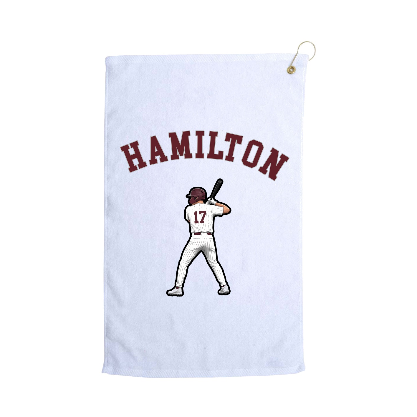 Golf Towel — Shirsey Arch in White