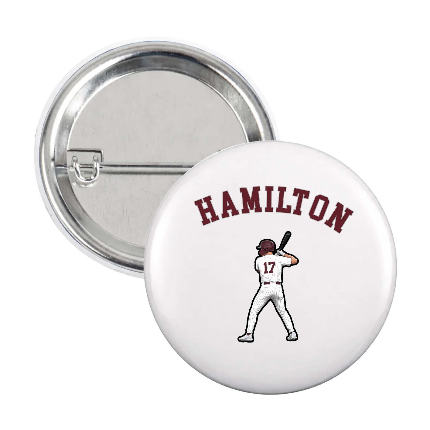 Game Day Button — Shirsey Arch in White