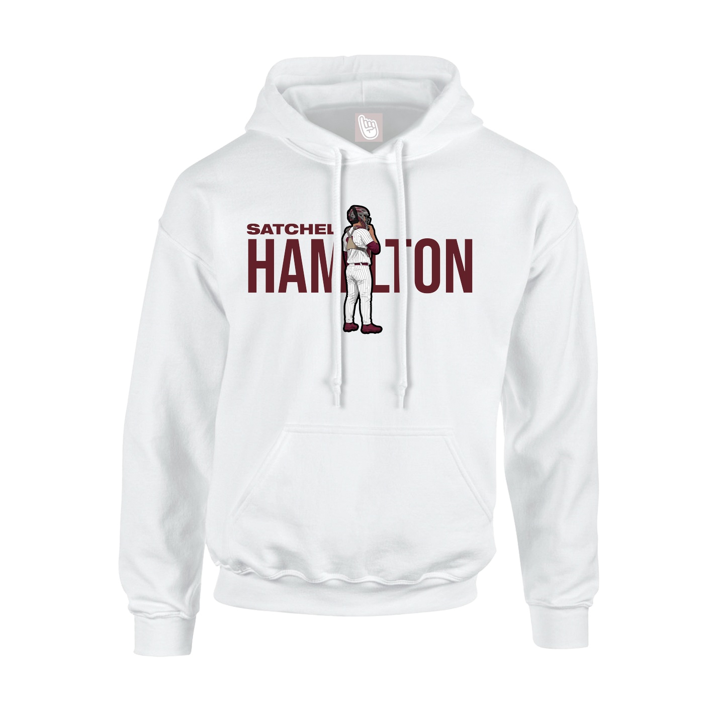 Hoodie — Player Name in White