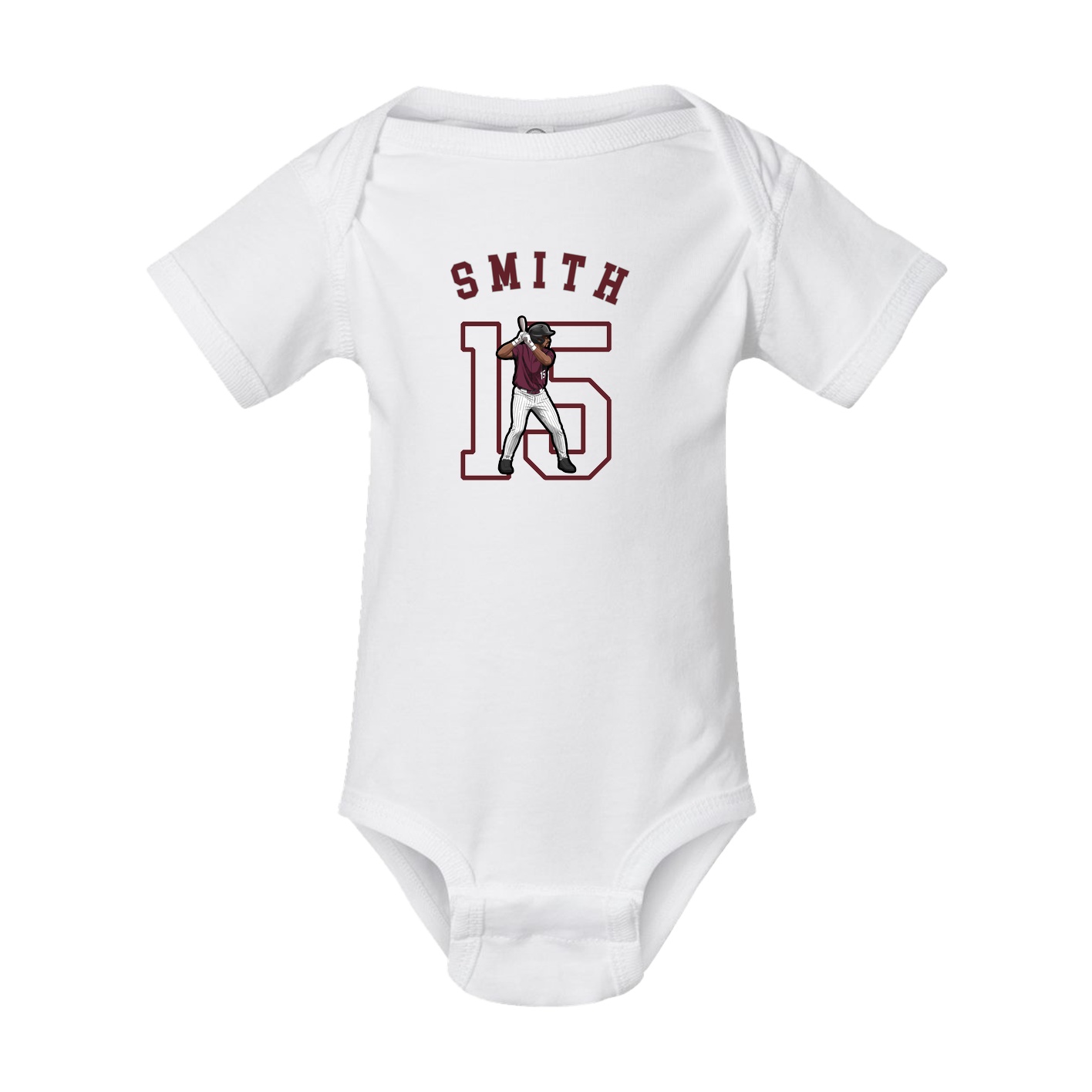 Baby Onesie — Shirsey Arch in White