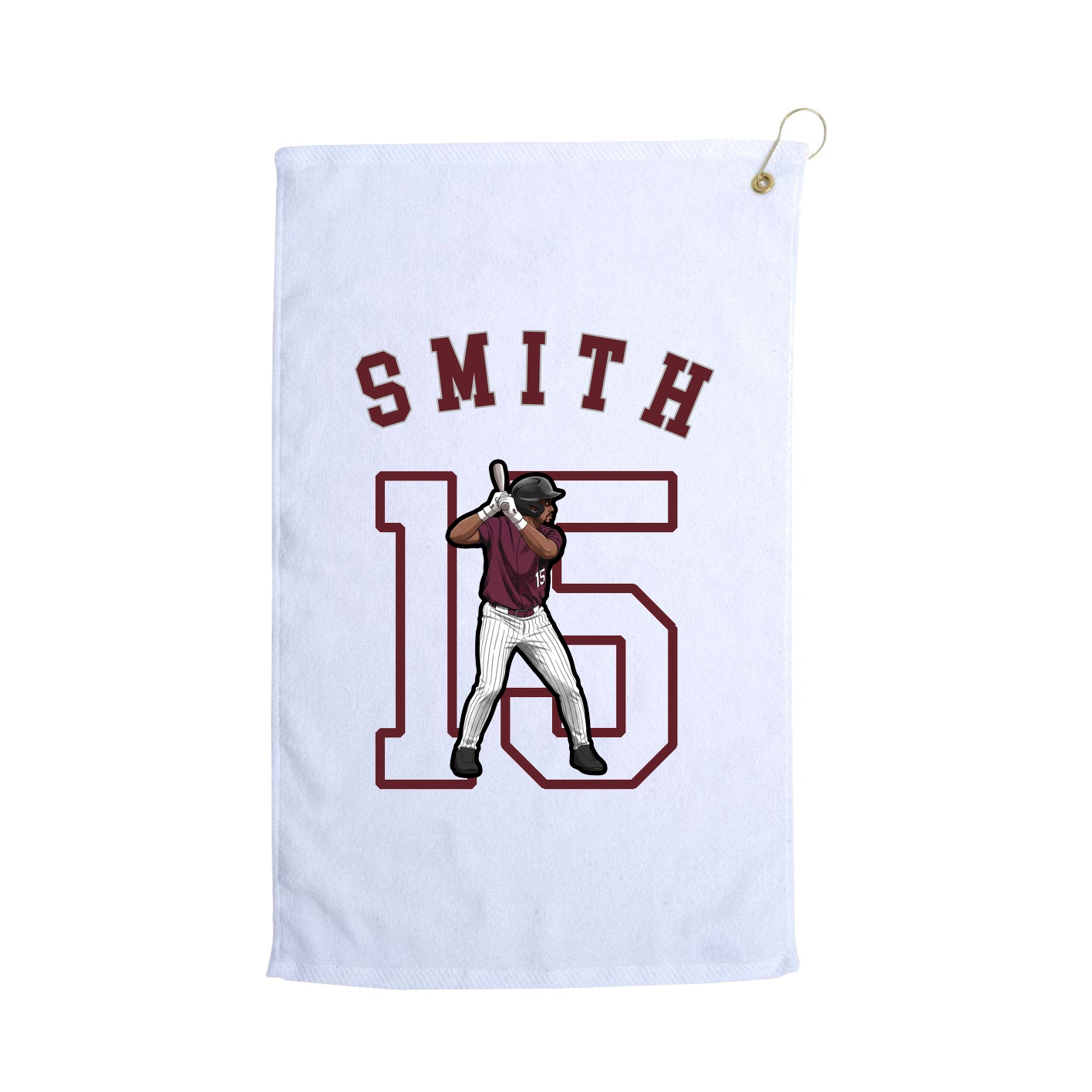 Golf Towel — Shirsey Arch in White