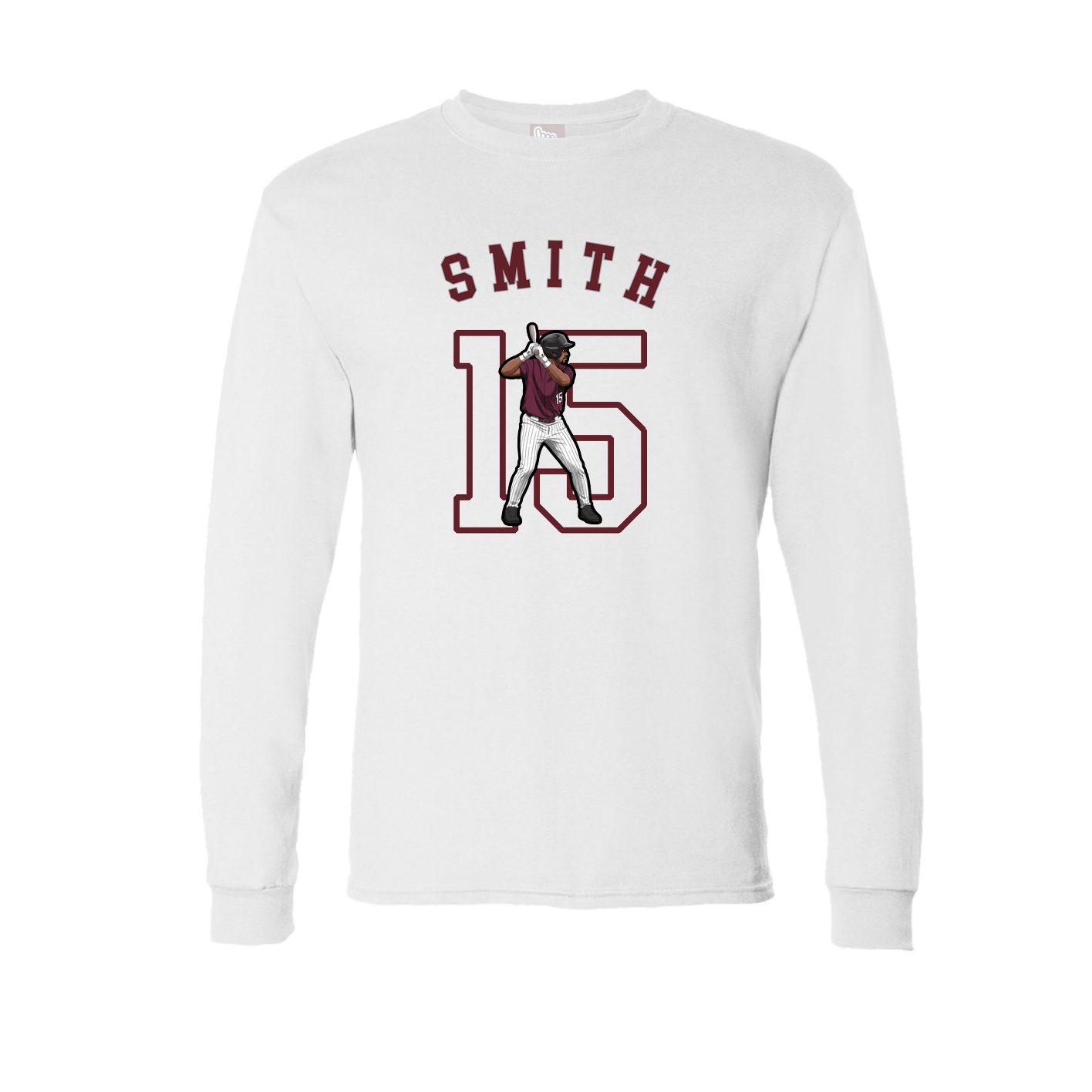 Long Sleeve Tee — Shirsey Arch in White