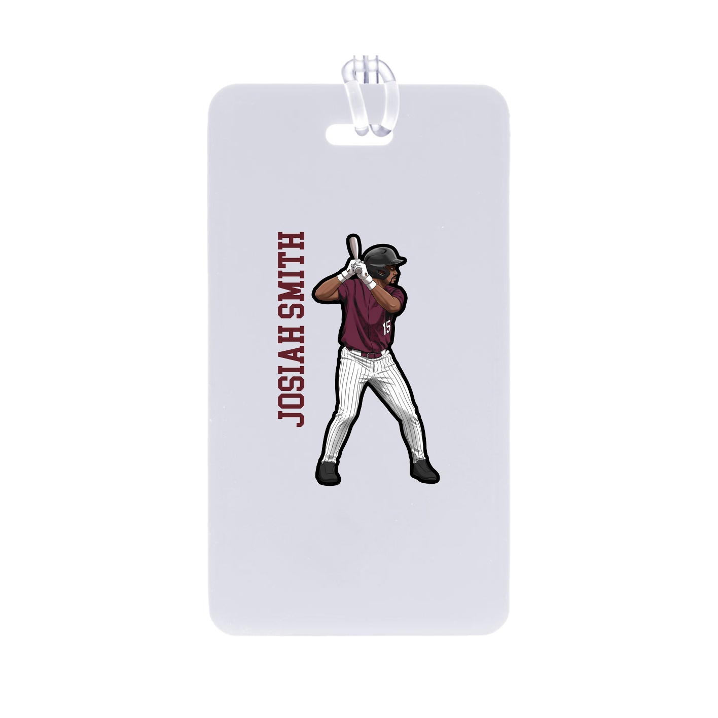Bag Tag — Name Vertical in Classic