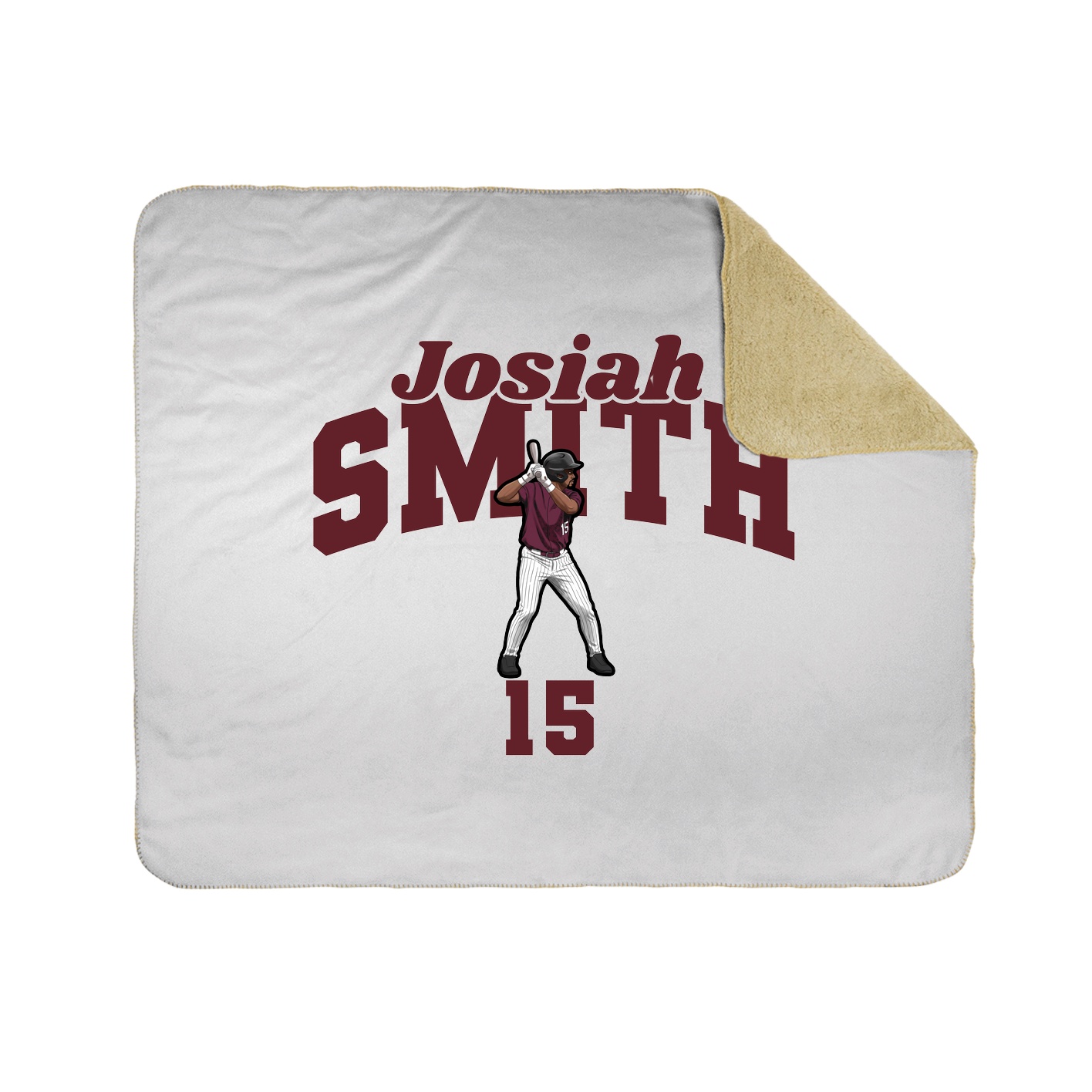 Throw Blanket — Signature Arch in White