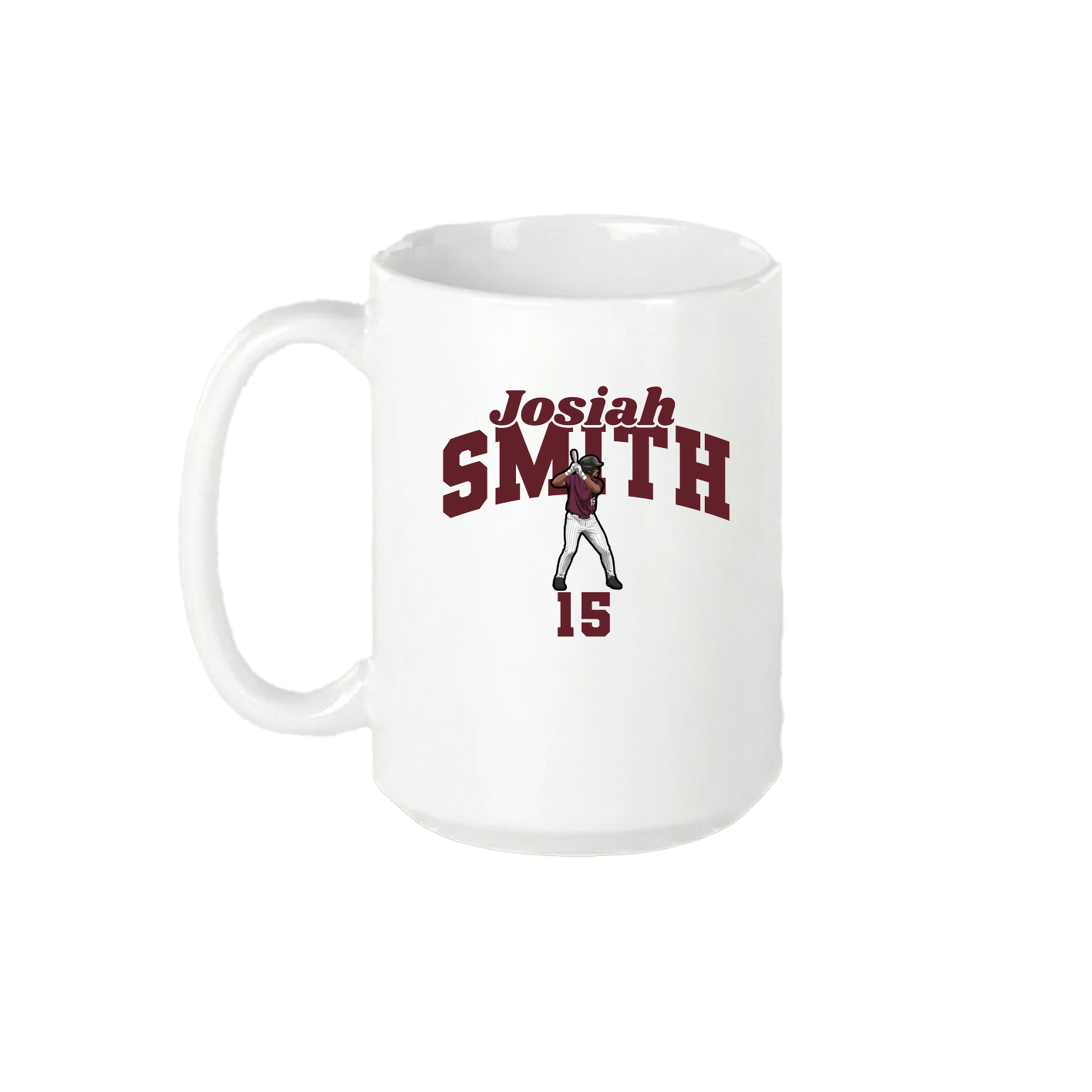 15oz Coffee Mug — Signature Arch in White