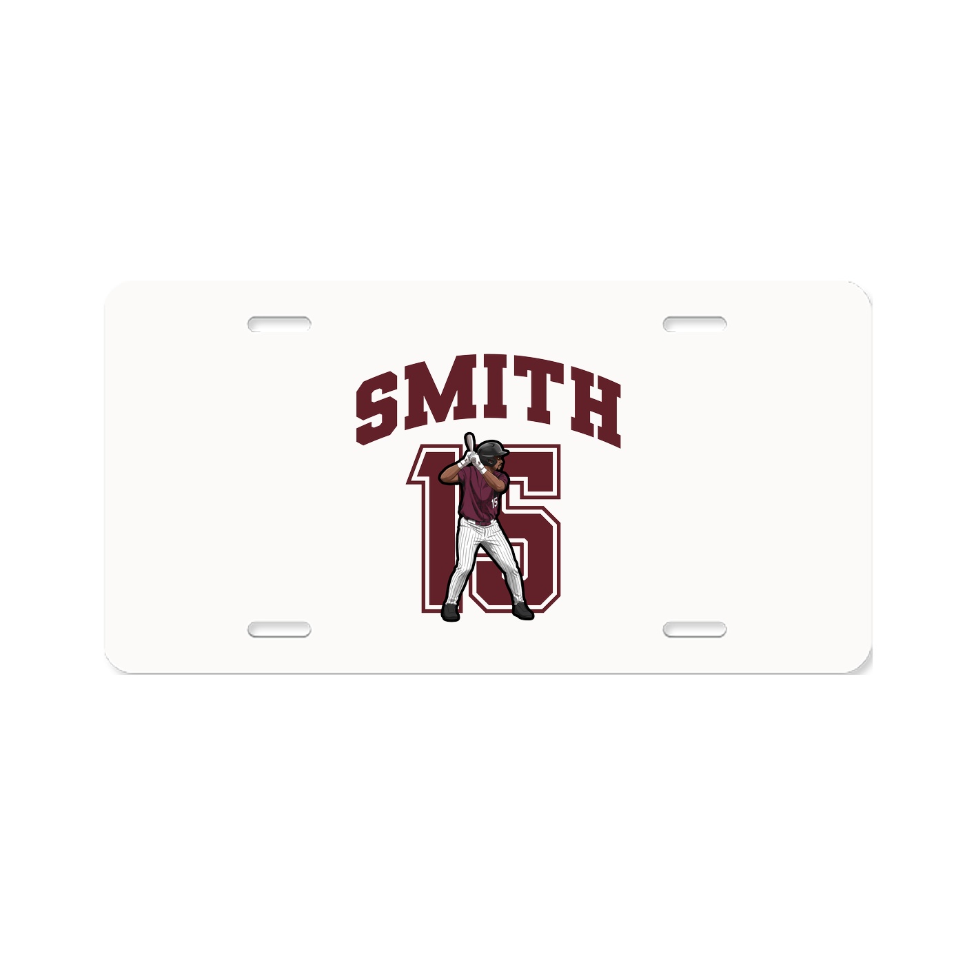 License Plate — Number in Classic