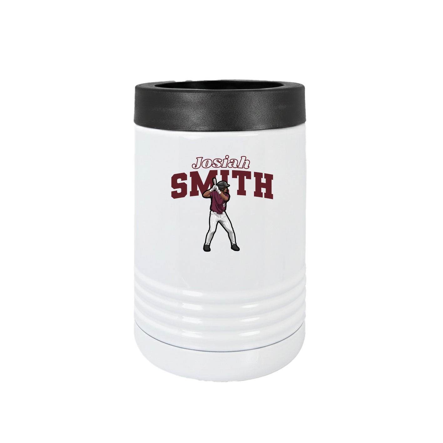Beverage Holder — Name Arch in White
