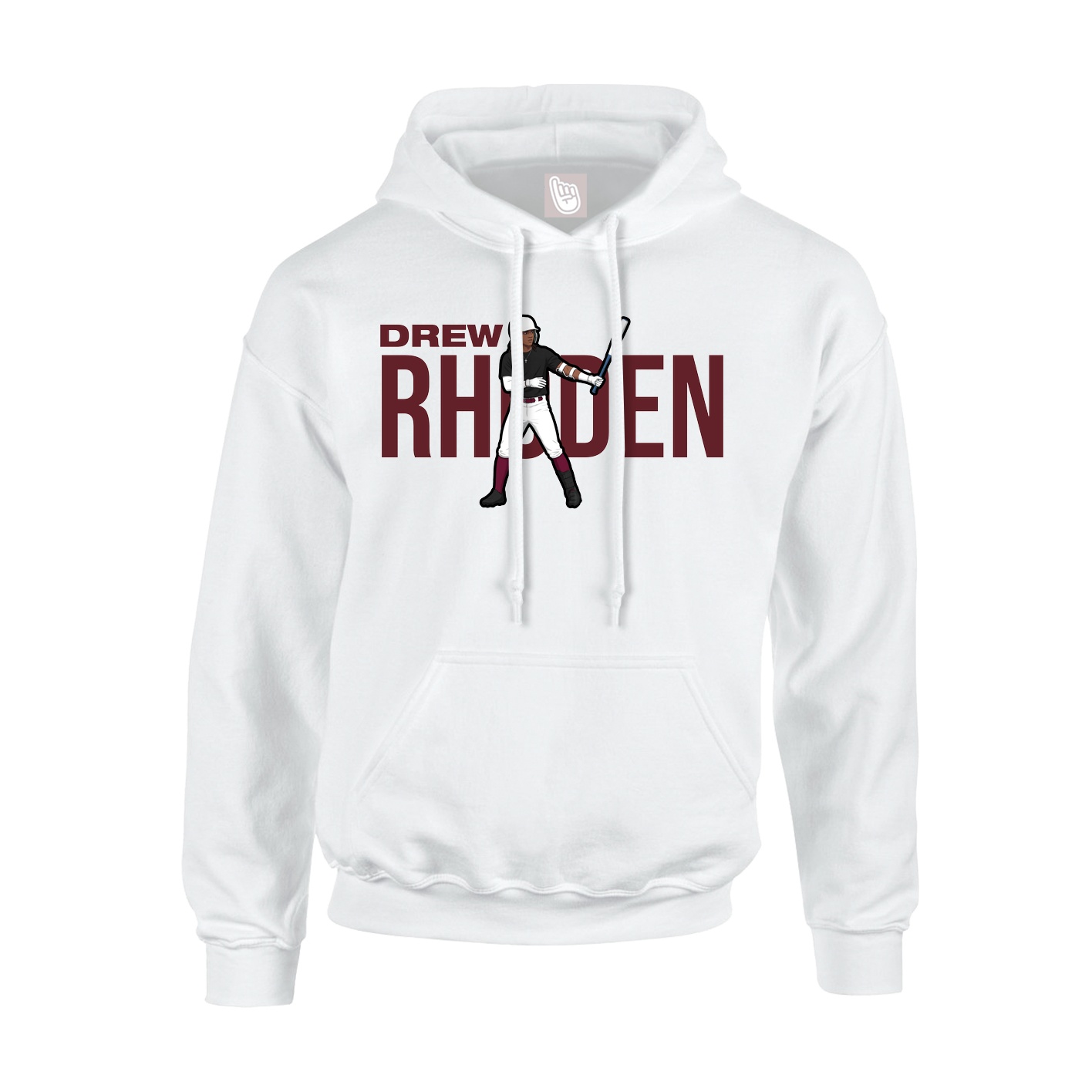 Hoodie — Player Name in White