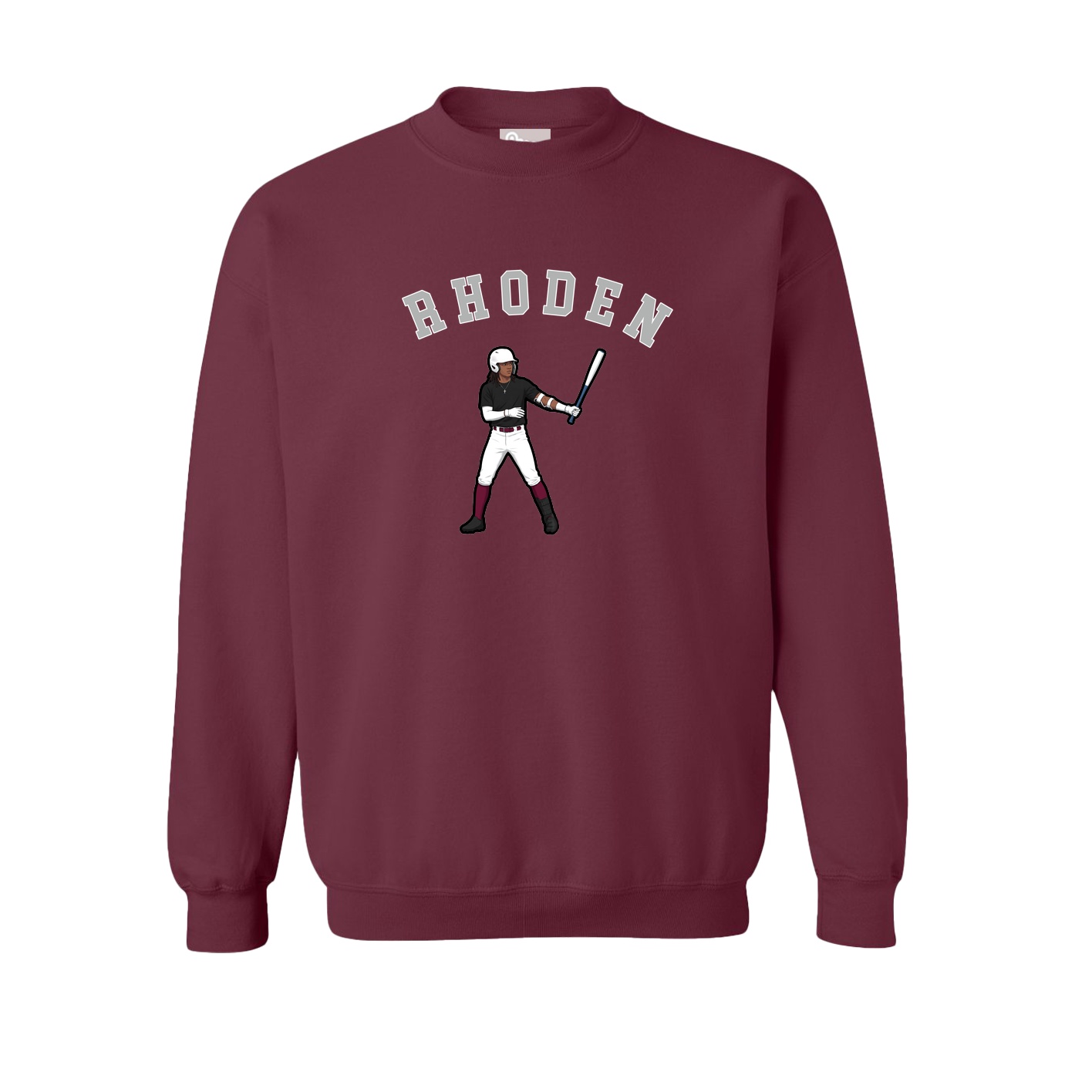 Fleece Crew — Shirsey Arch in Maroon