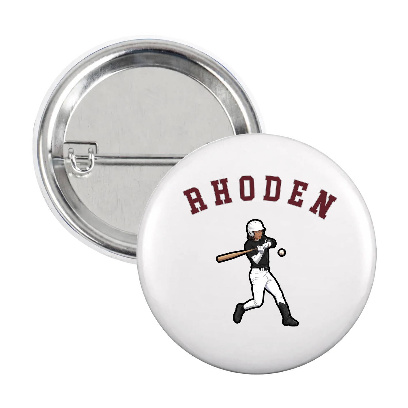 Game Day Button — Shirsey Arch in White
