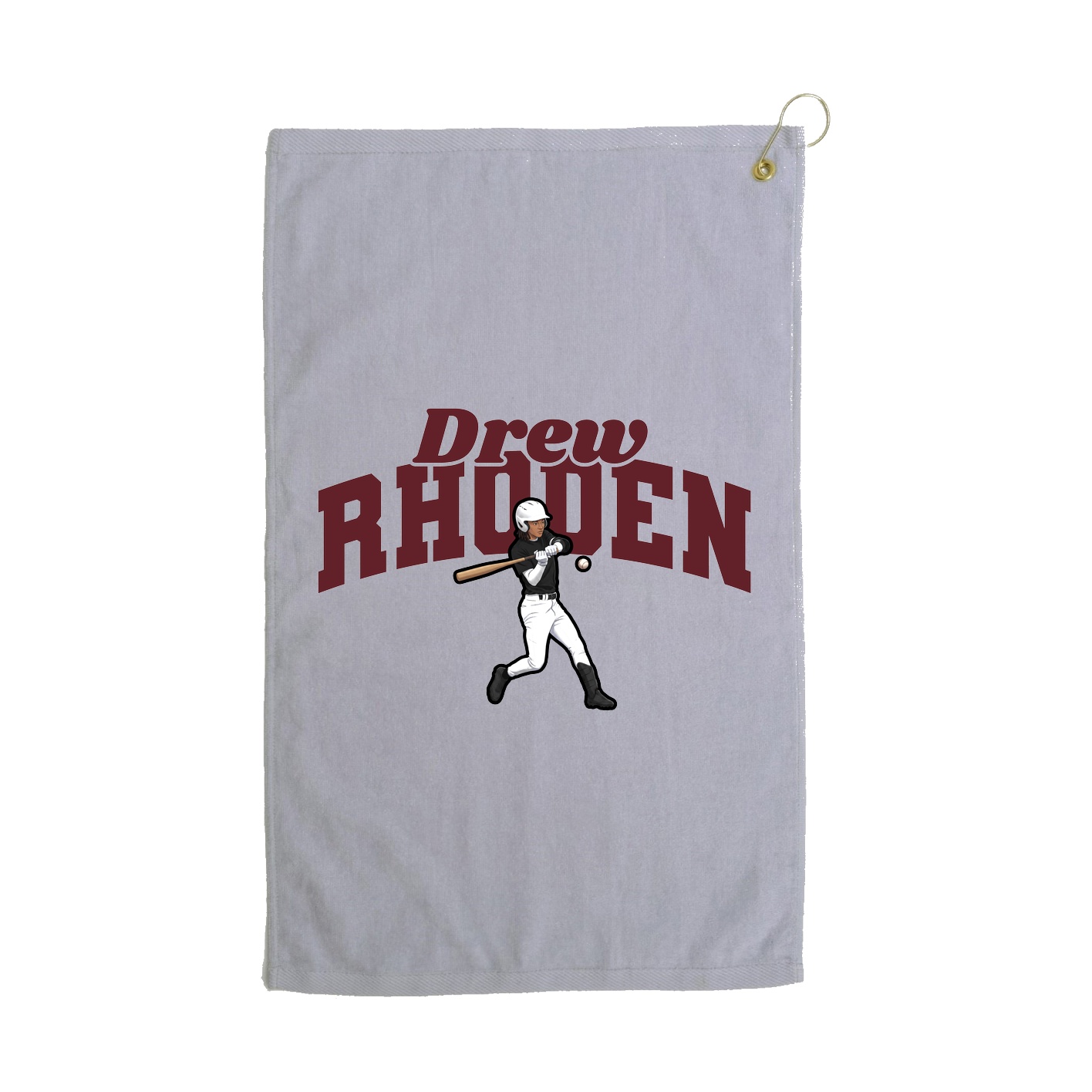 Golf Towel — Signature Arch in Grey