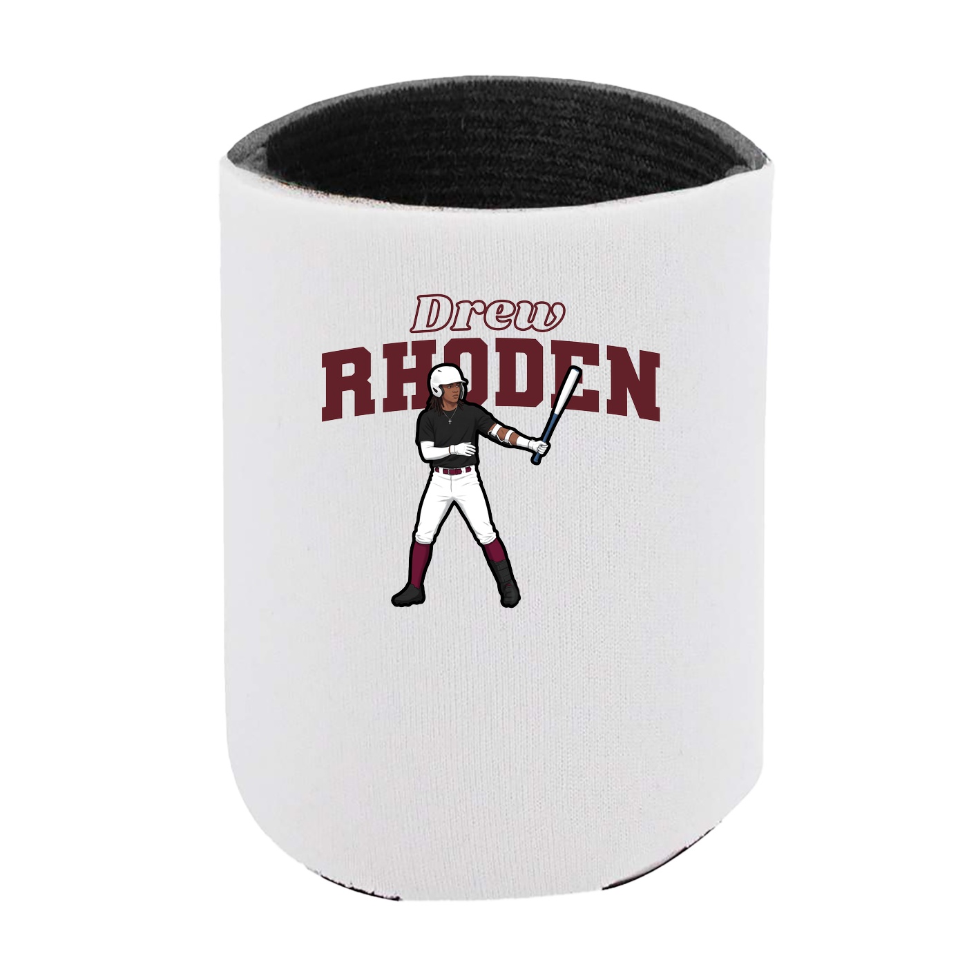 Can Holder — Name Arch in White