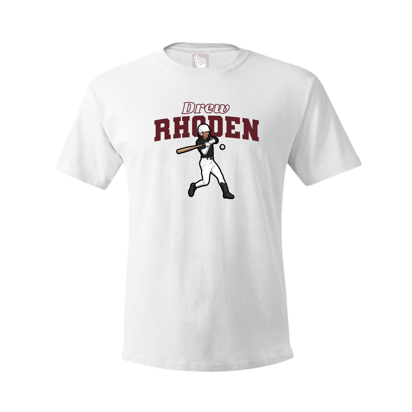 Tee — Name Arch in White
