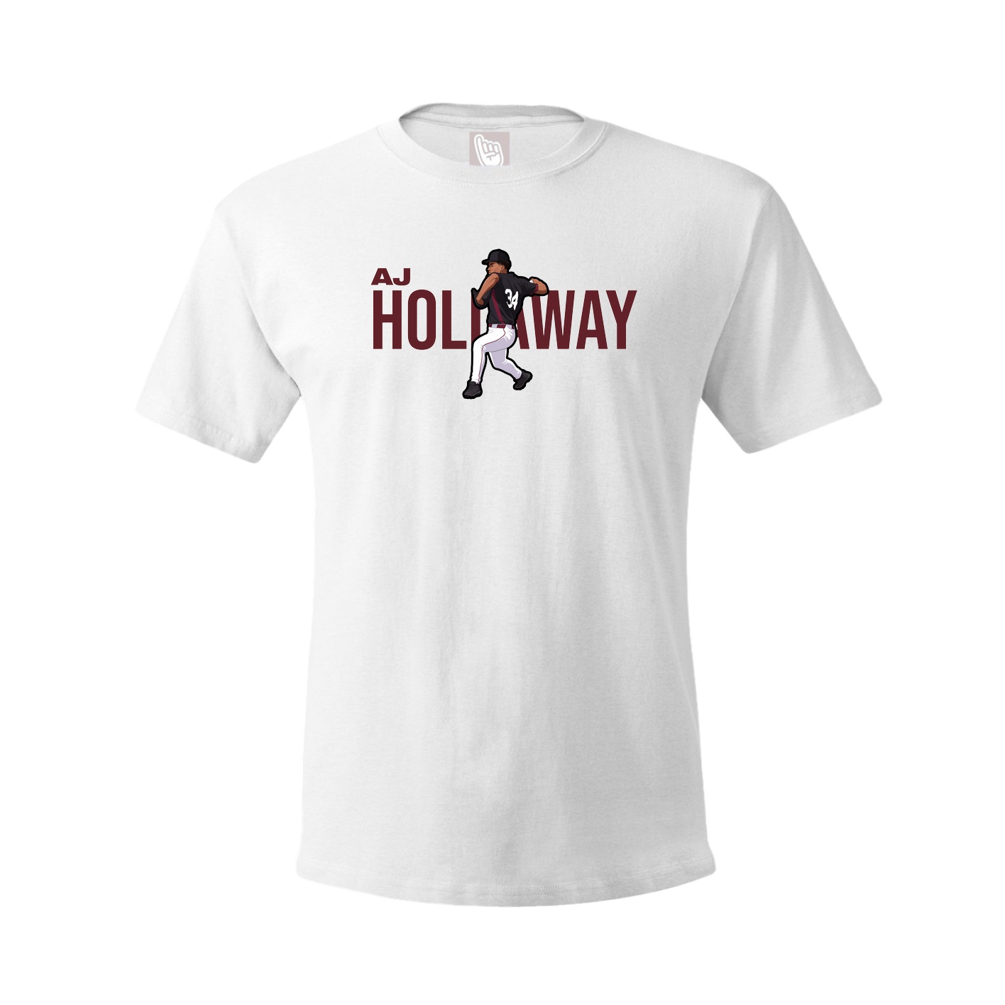 Youth Tee — Player Name in White