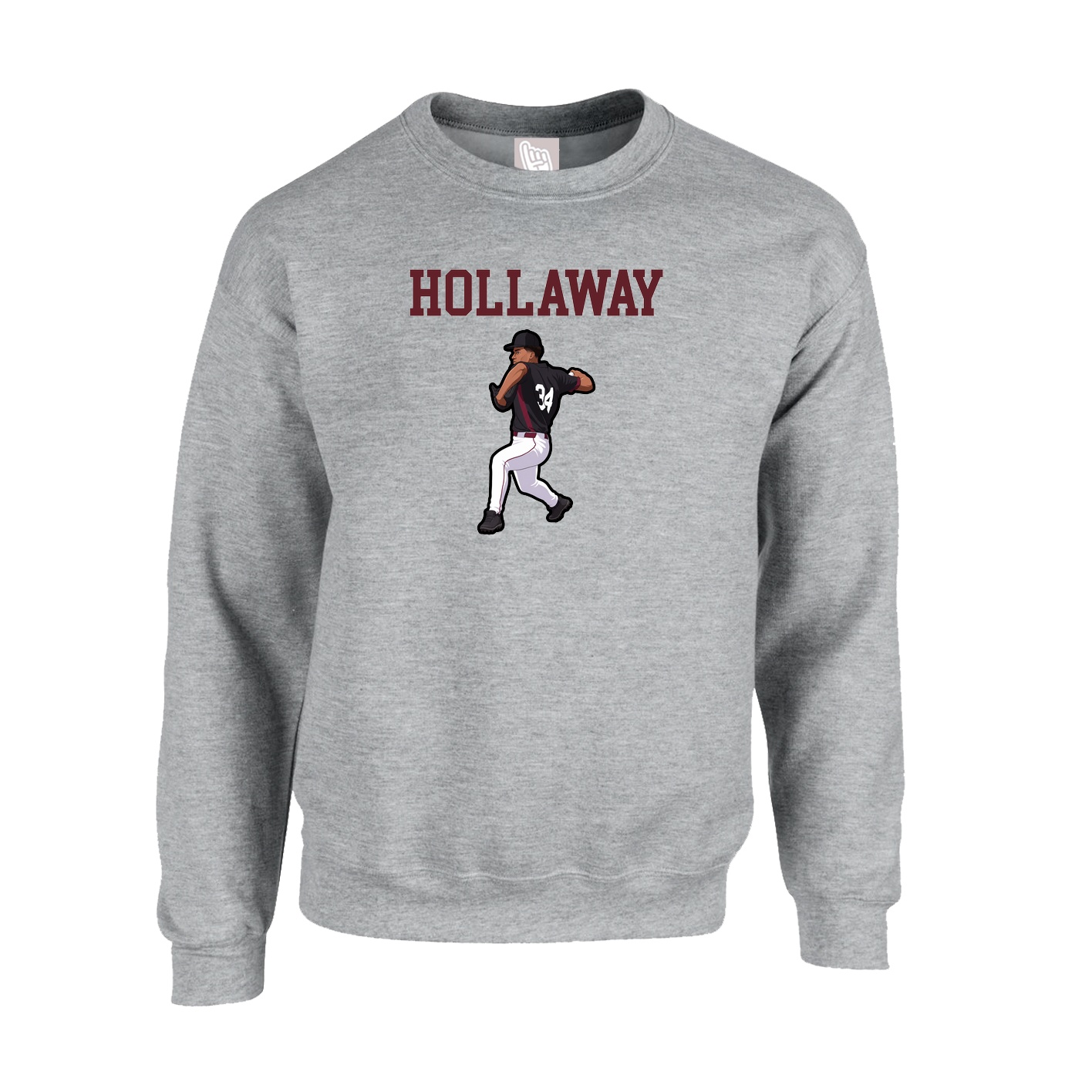 Fleece Crew — Shirsey in Grey