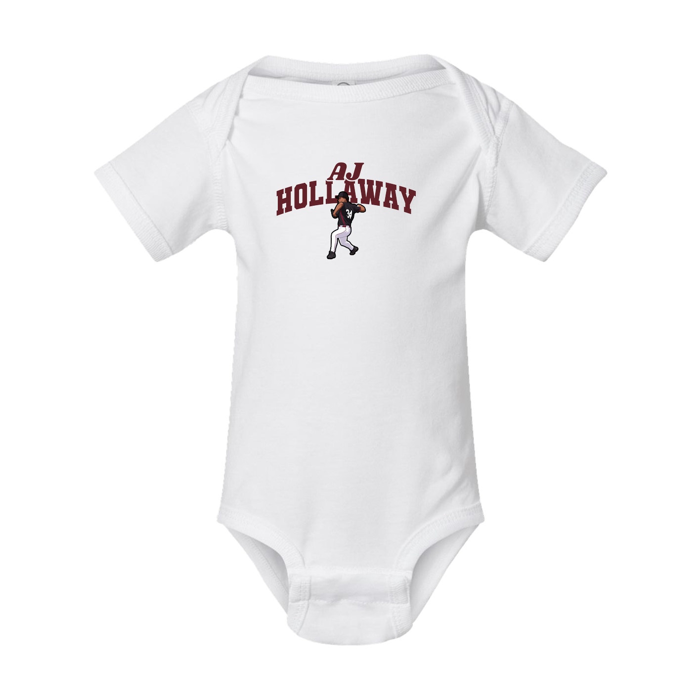 Baby Onesie — Signature Arch in White