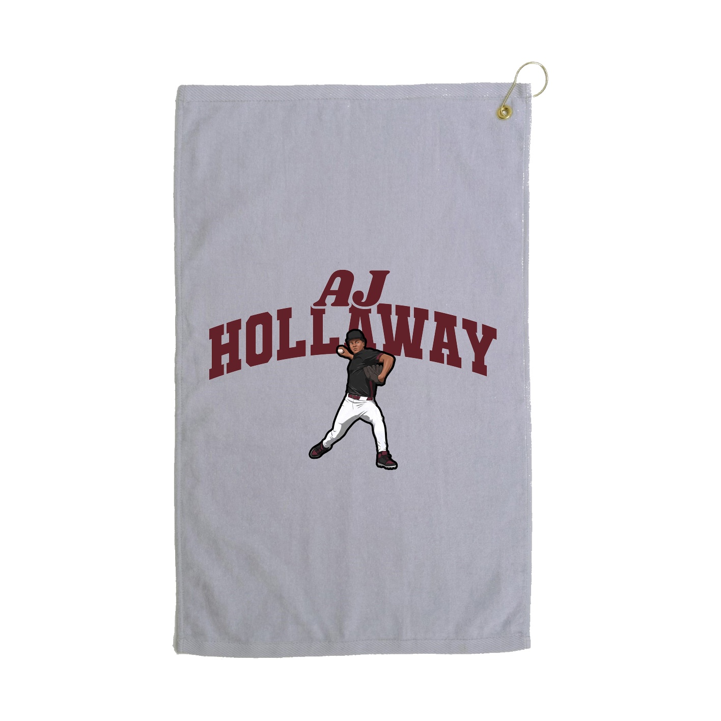 Golf Towel — Signature Arch in Grey