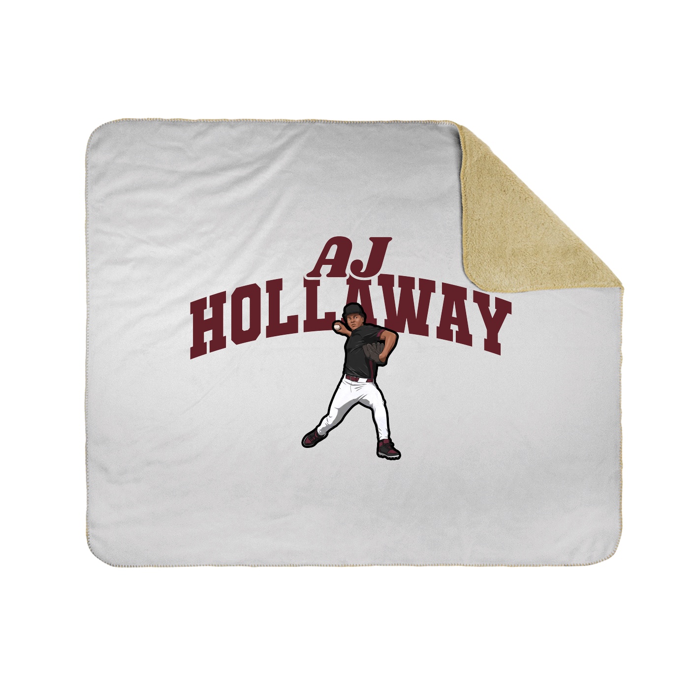 Throw Blanket — Signature Arch in White