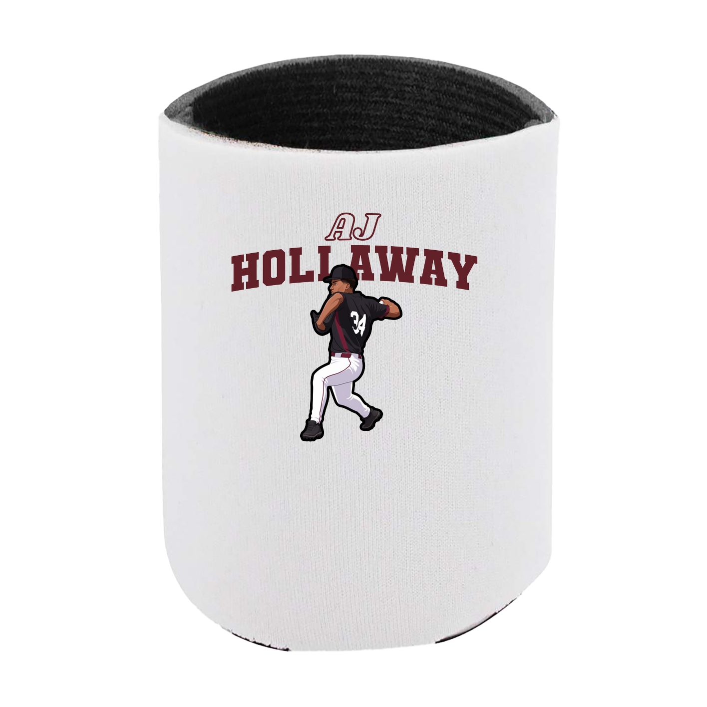 Can Holder — Name Arch in White