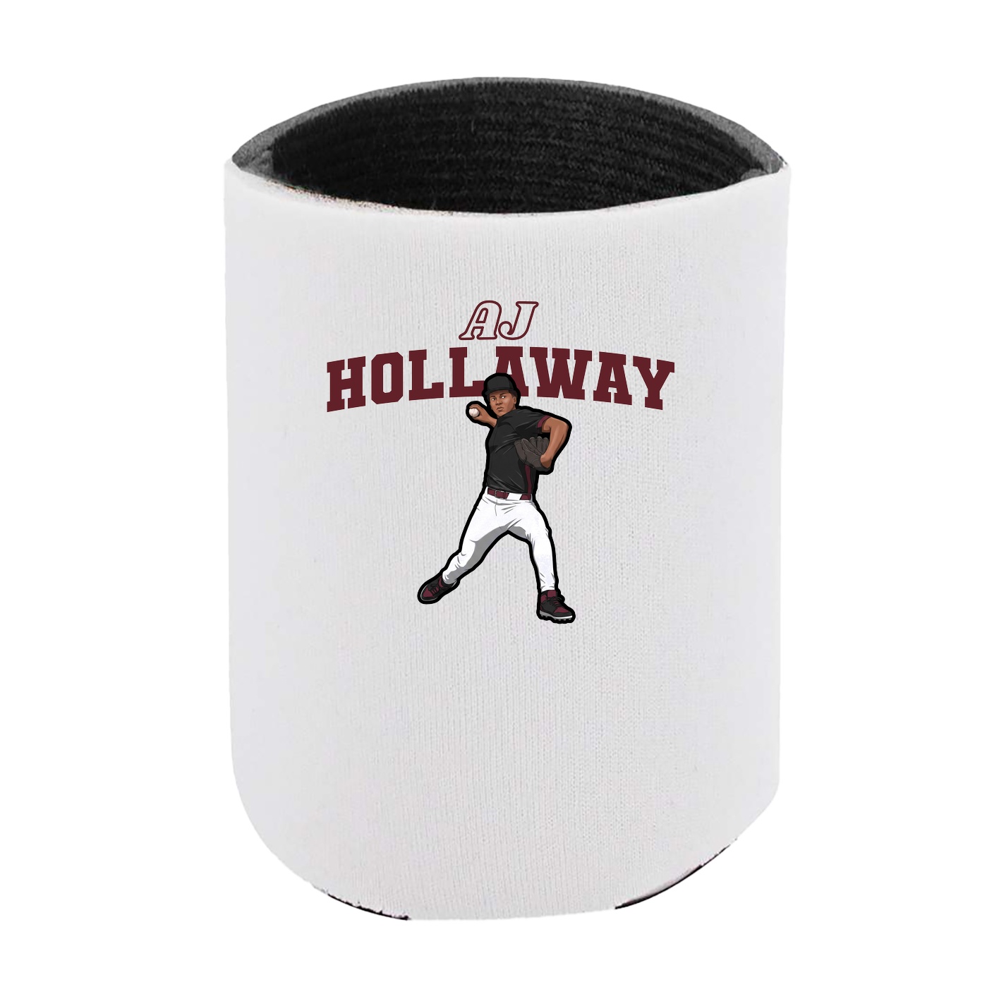 Can Holder — Name Arch in White