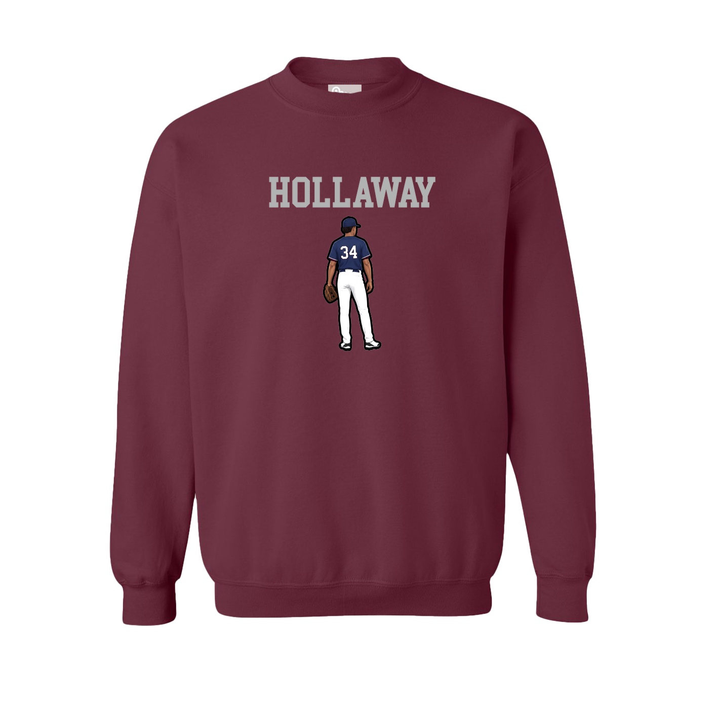 Fleece Crew — Shirsey in Maroon