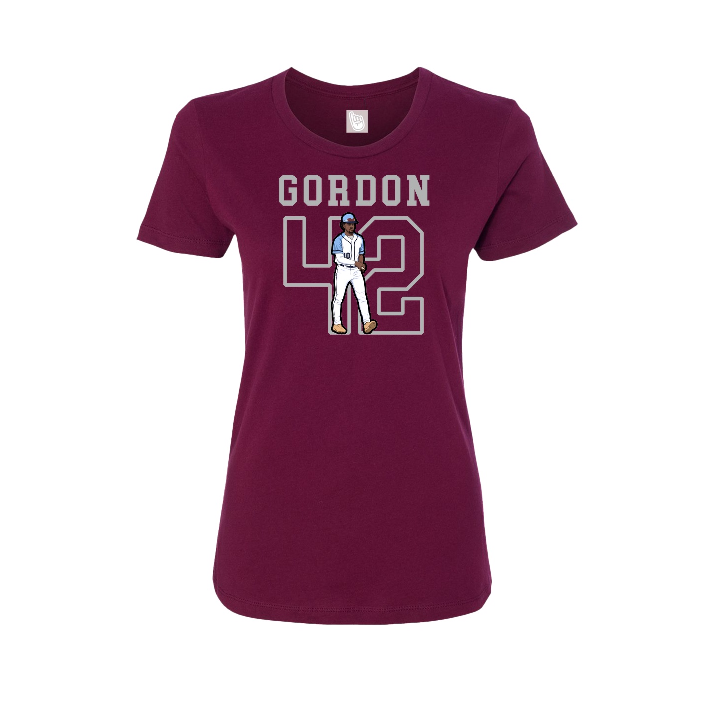 Fitted Women's Tee — Shirsey in Maroon