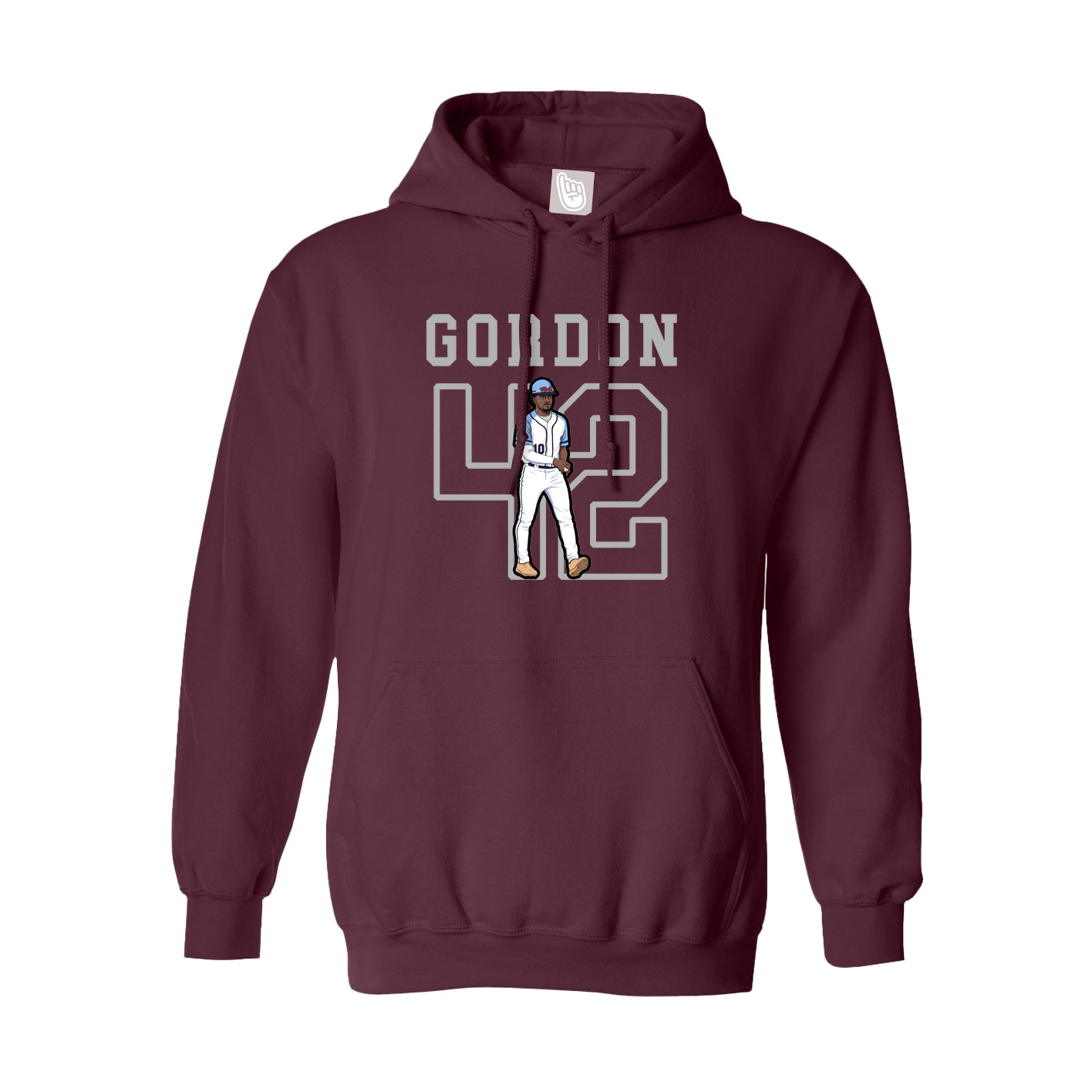 Hoodie — Shirsey in Maroon
