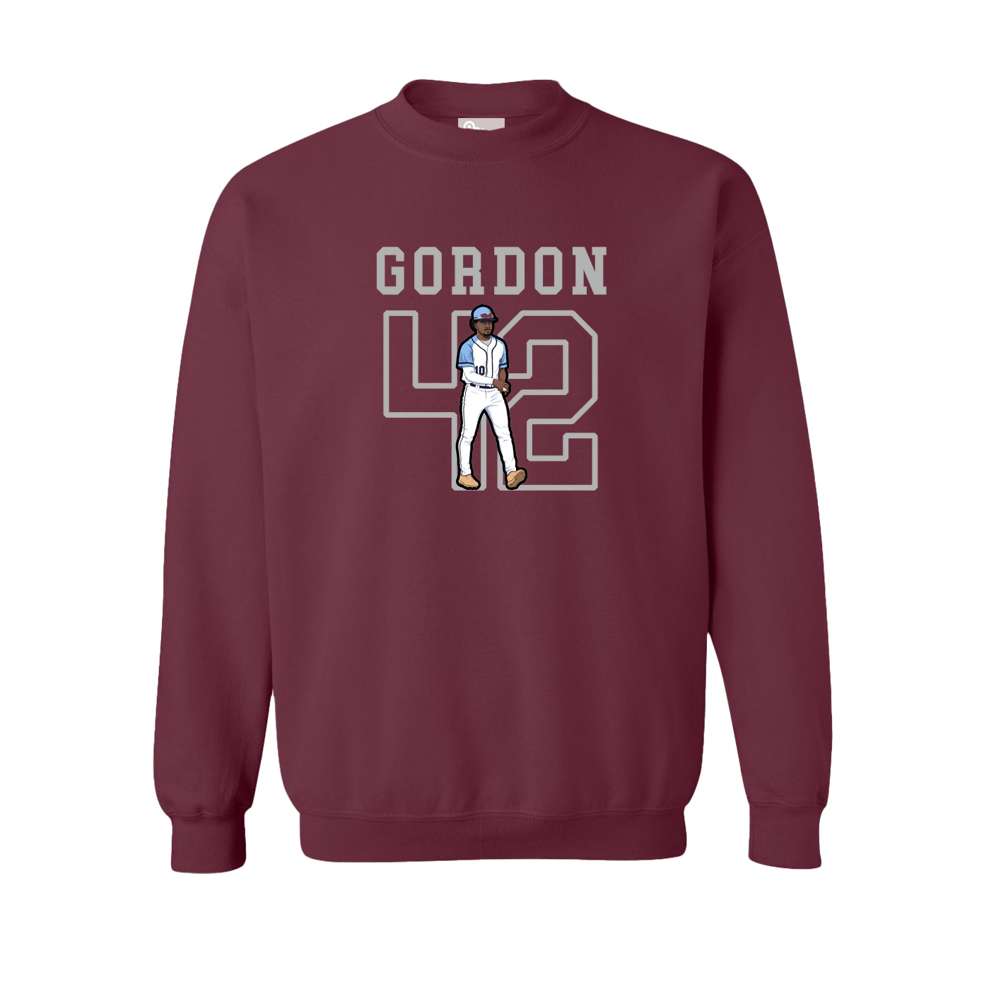 Fleece Crew — Shirsey in Maroon